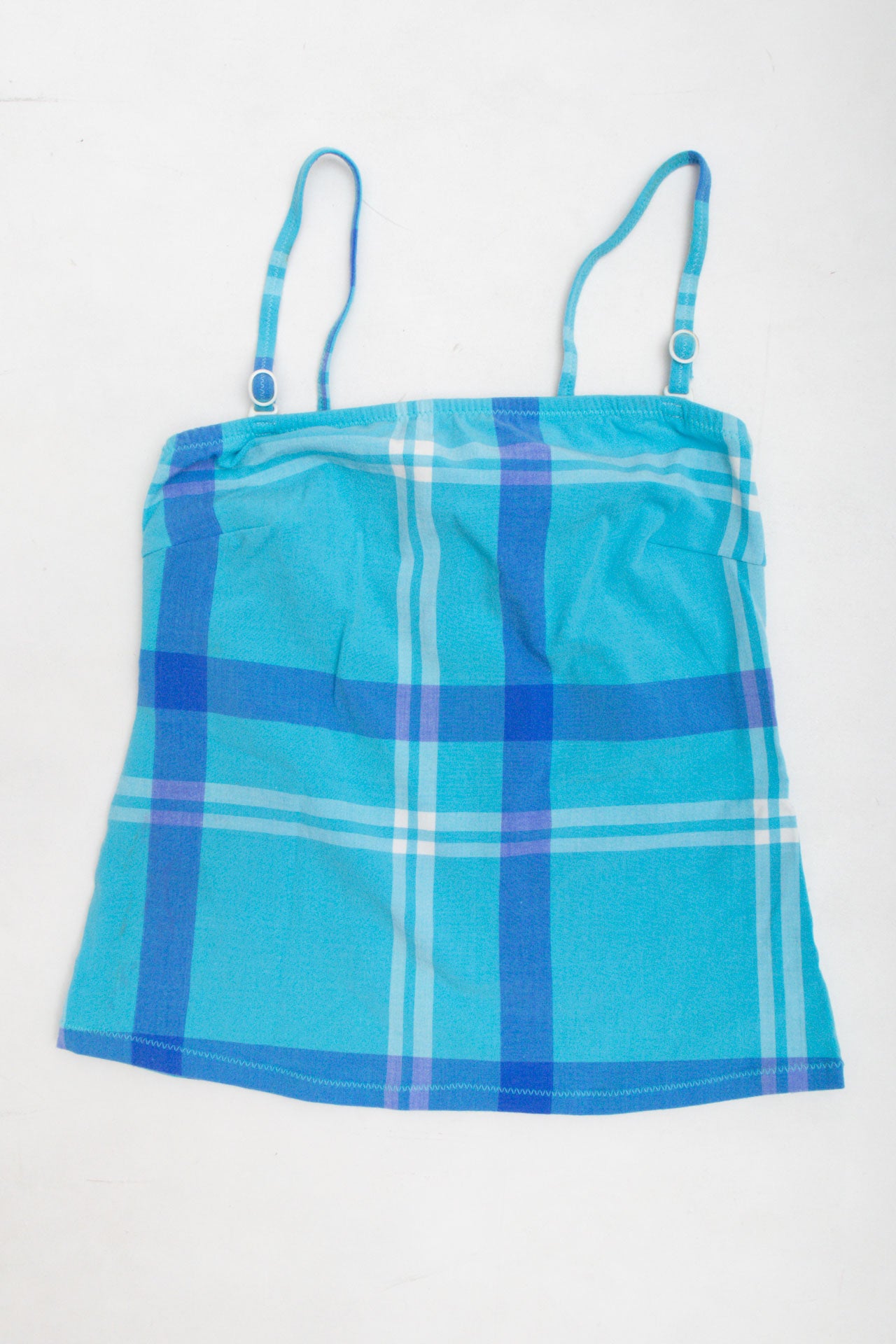 #31 Plaid Blue Tank | Collection 140 | Size 6/8