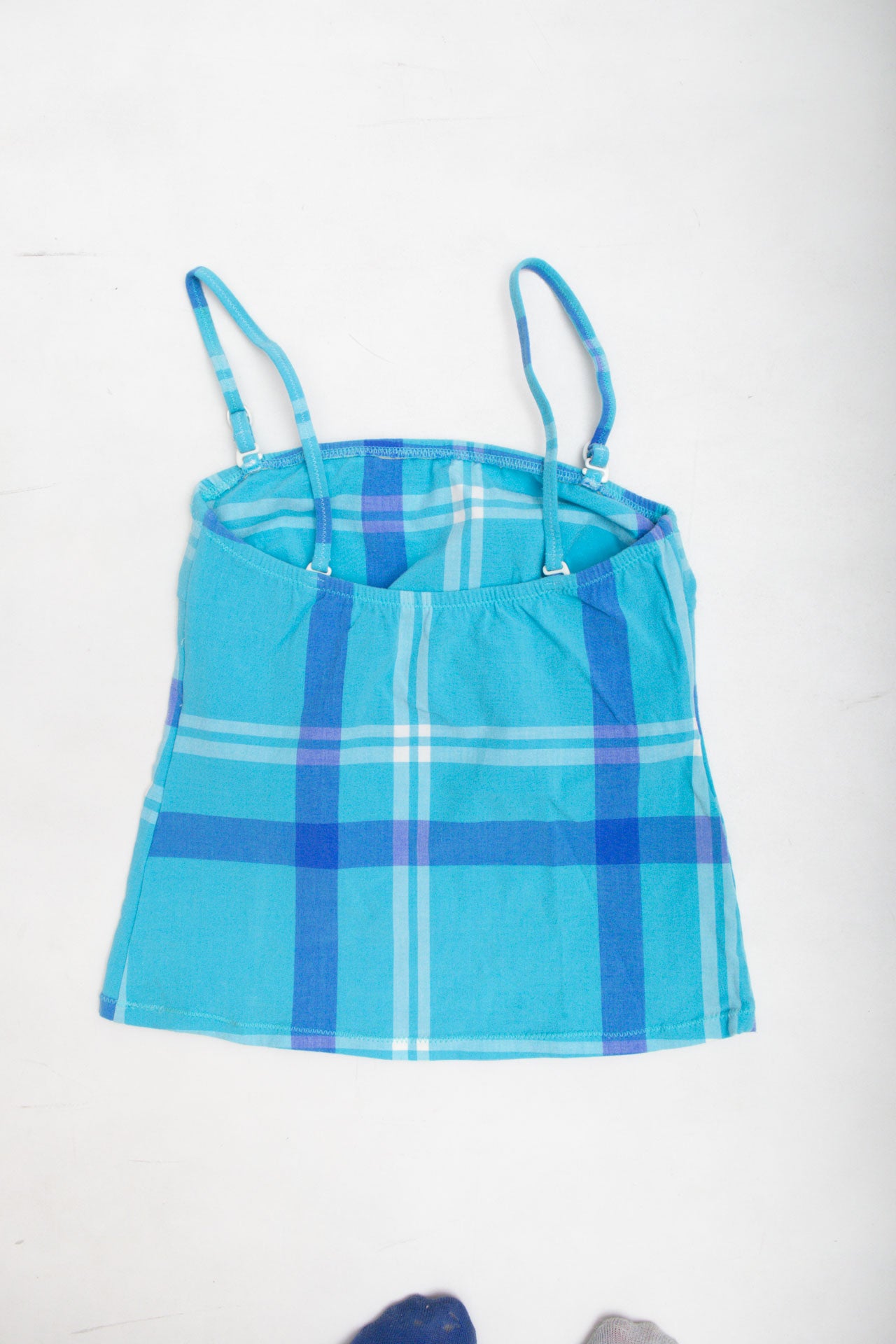 #31 Plaid Blue Tank | Collection 140 | Size 6/8