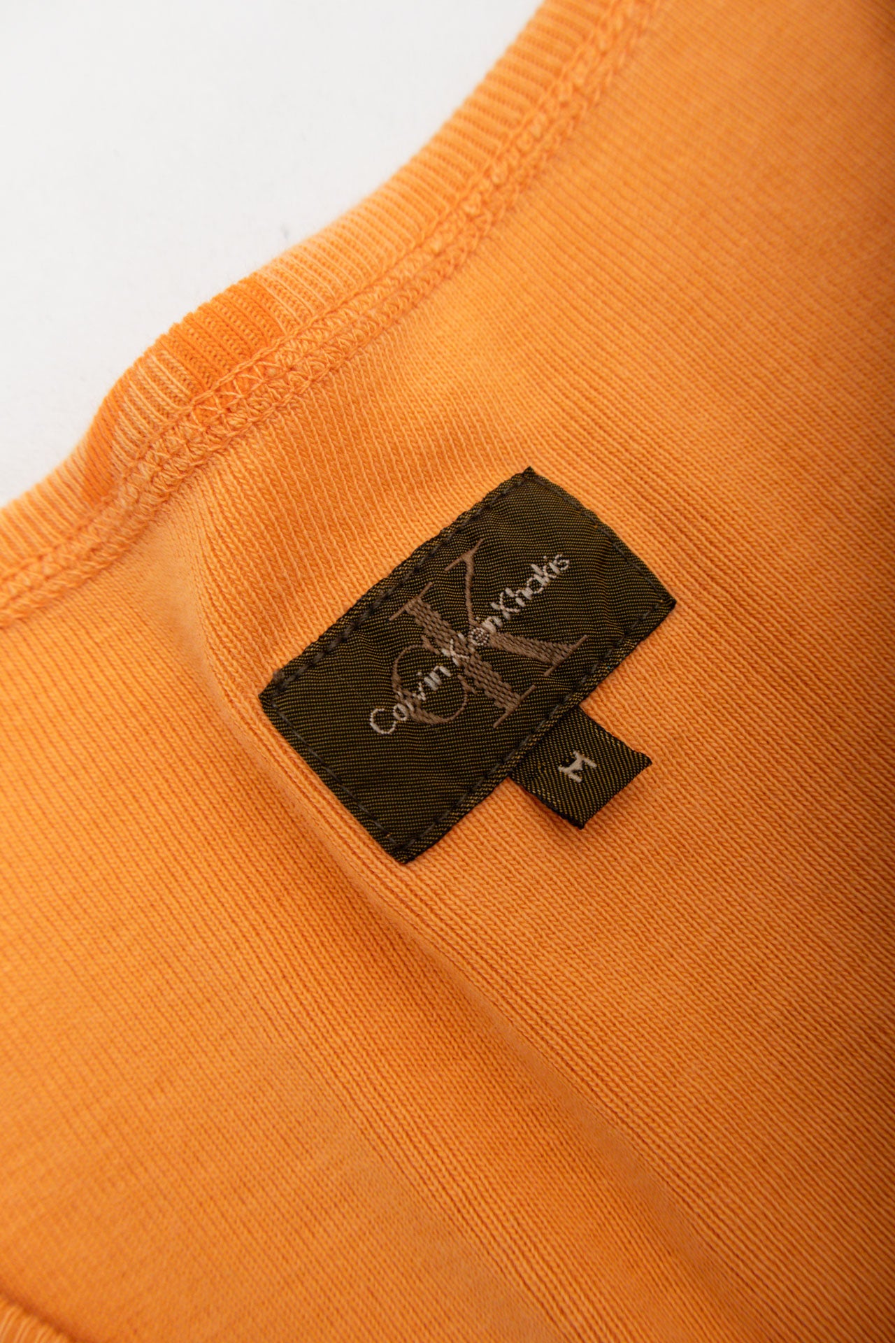 #33 Calvin Klein Orange Tee | Collection 140 | Size 10