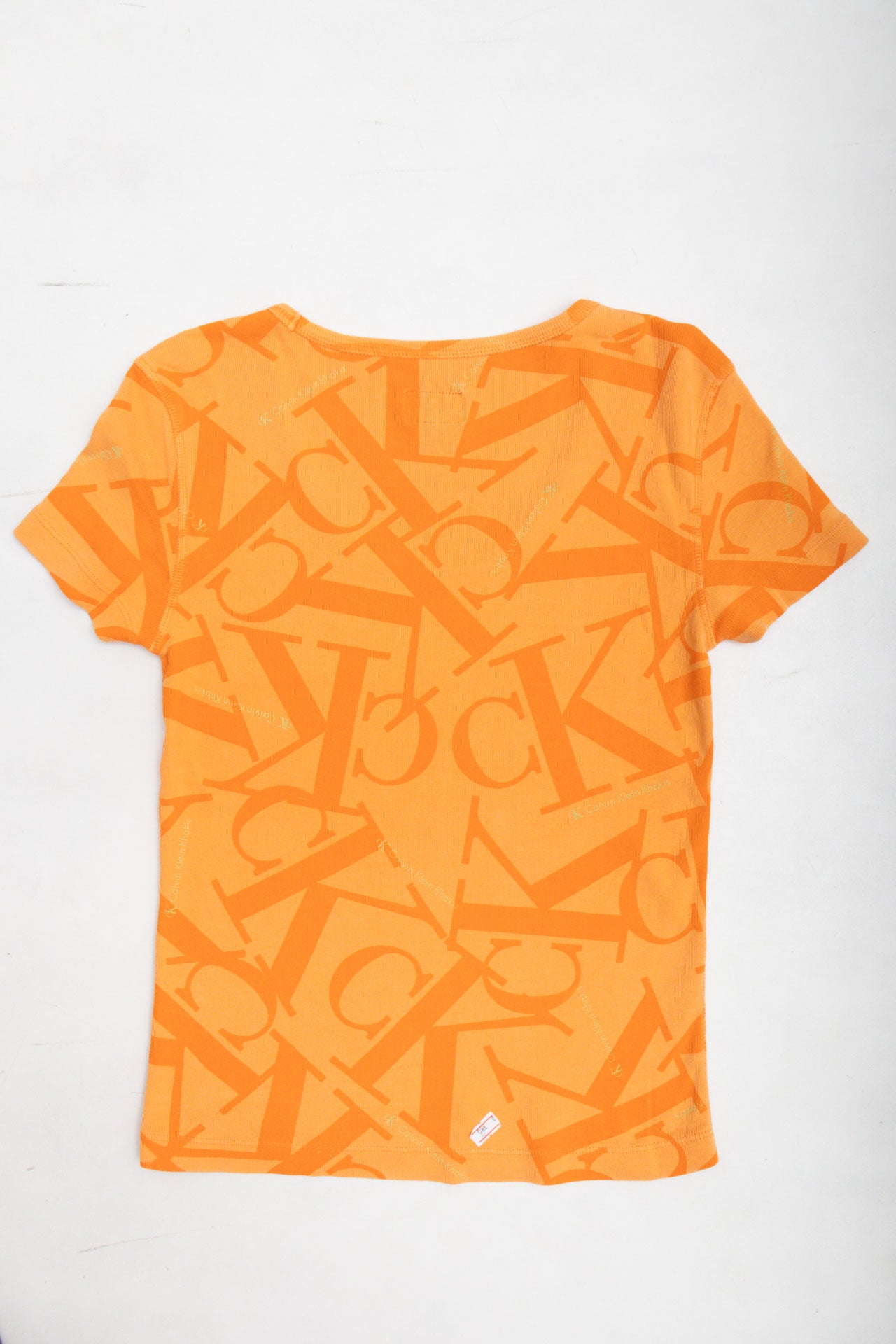 #33 Calvin Klein Orange Tee | Collection 140 | Size 10