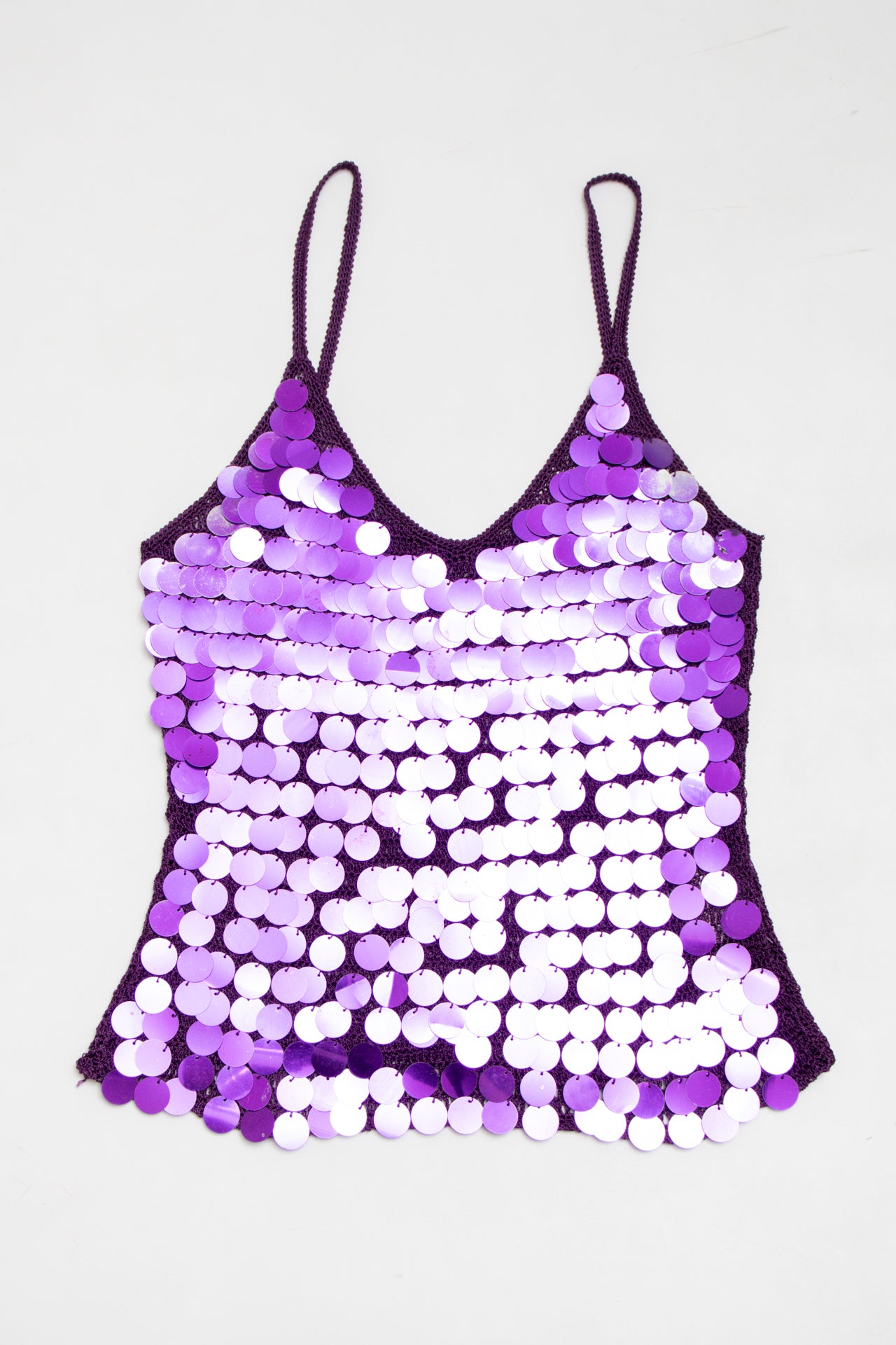 #06 Purple reflective disco top | c. 165 | size 8/10