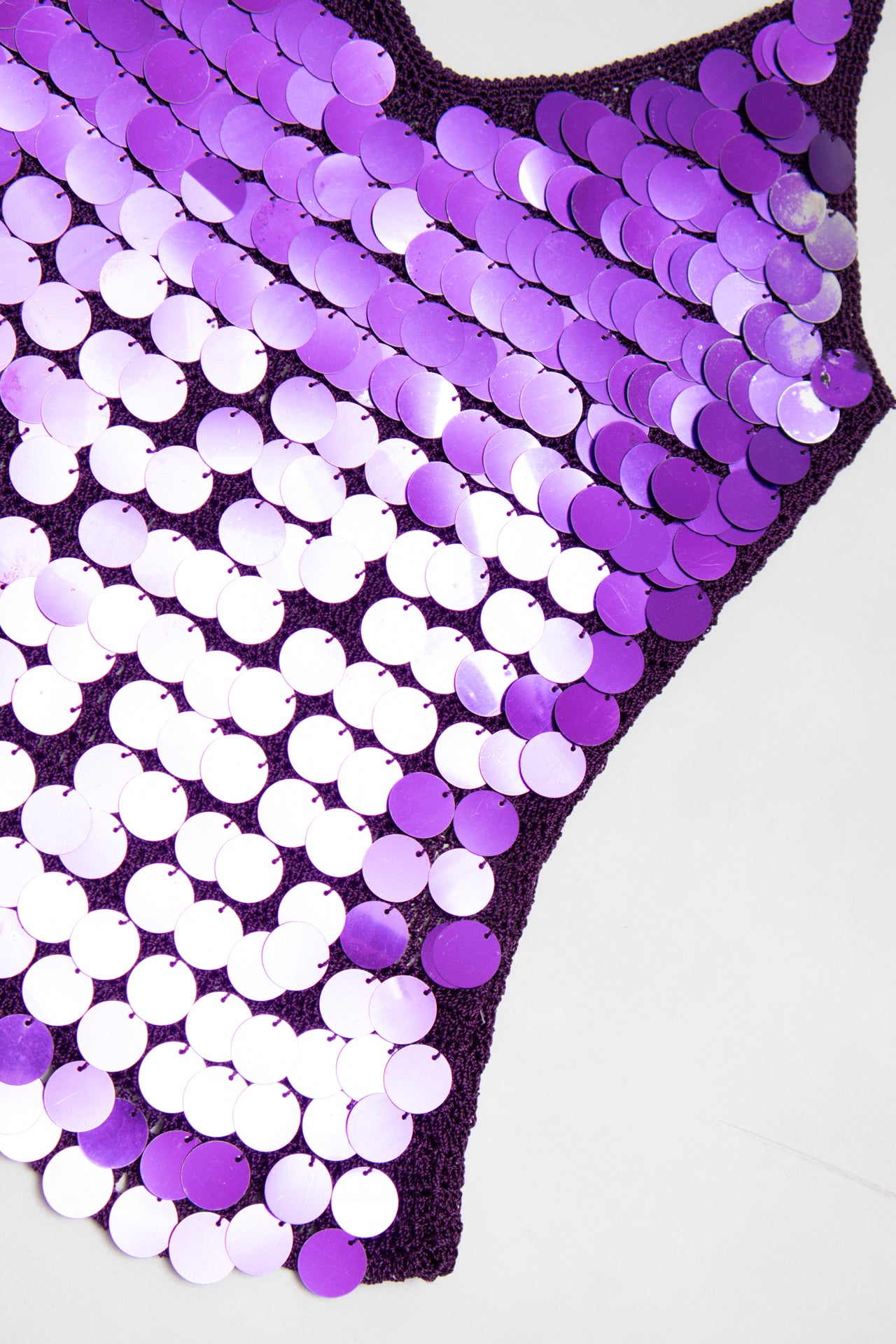 #06 Purple reflective disco top | c. 165 | size 8/10