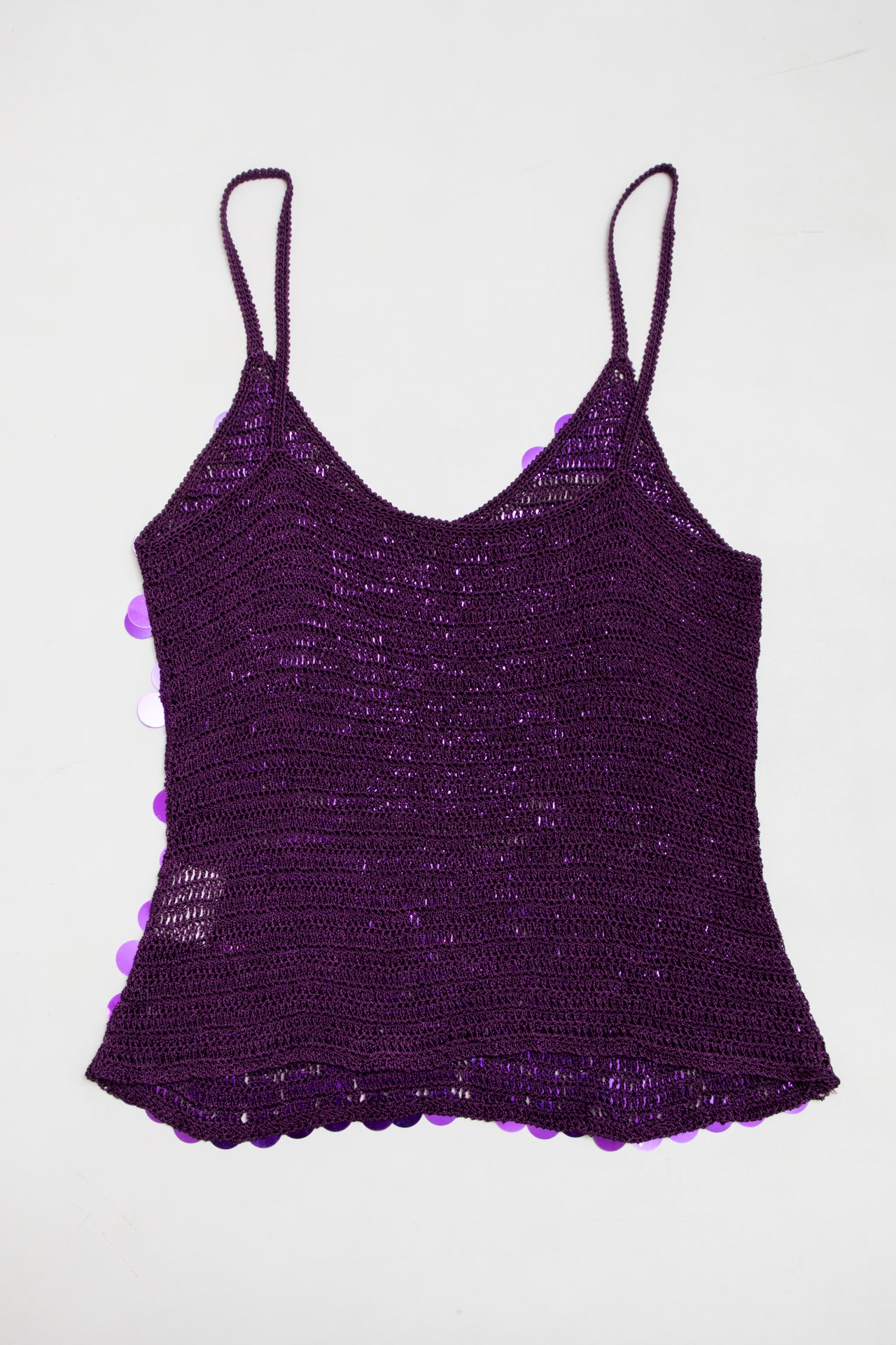 #06 Purple reflective disco top | c. 165 | size 8/10