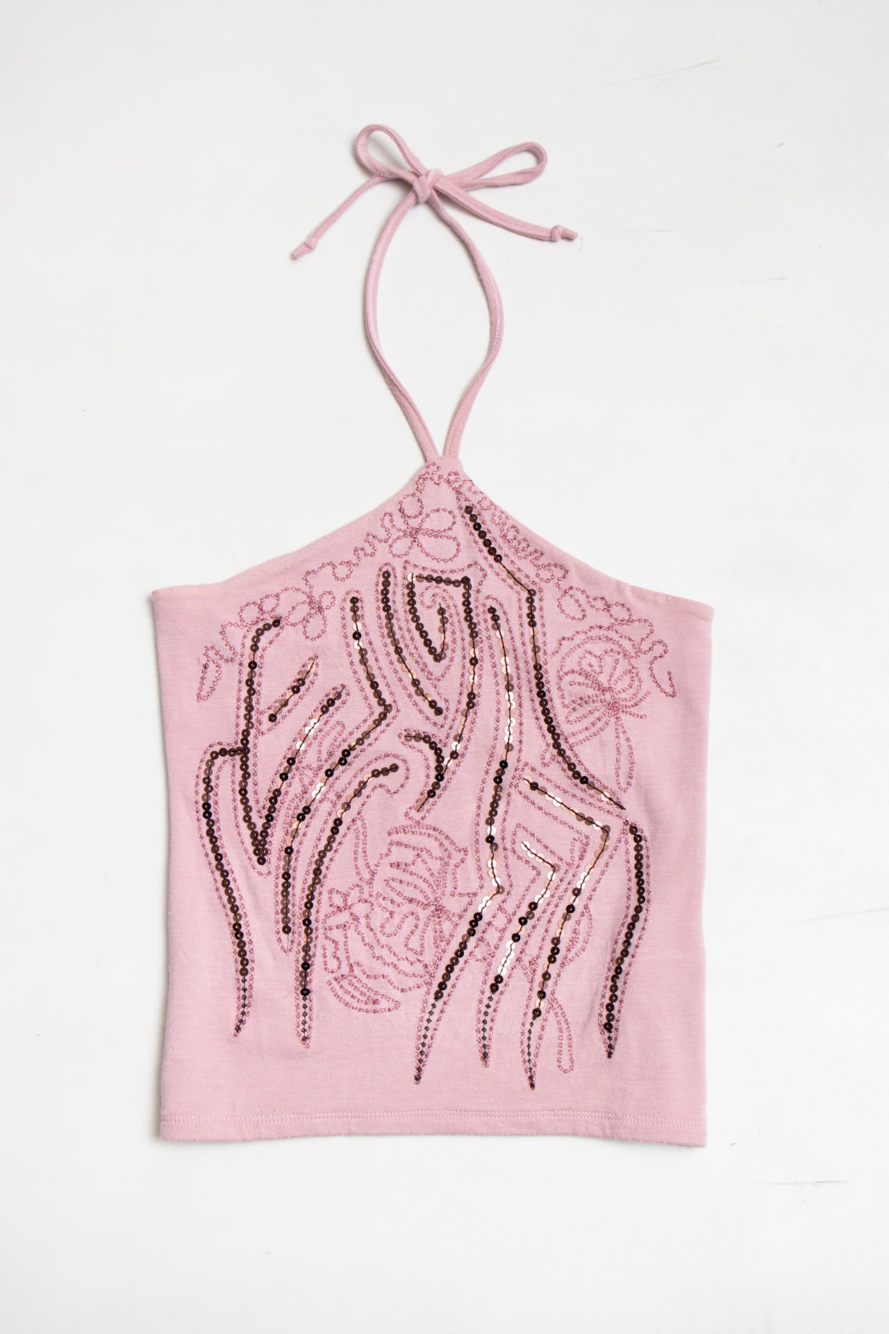 #11 Rinscimento sequinned halter top | c. 165 | size 6/8