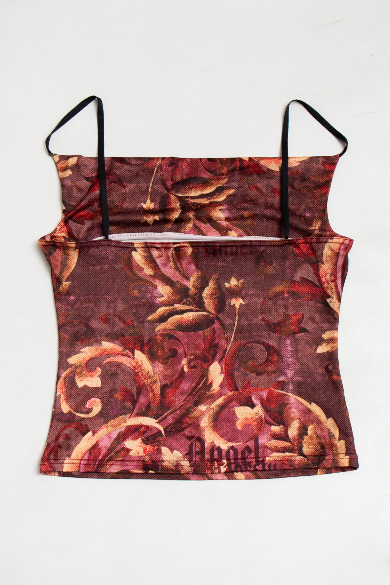 #18 Sepia cow-neck graphic tank | c. 165 | size 10