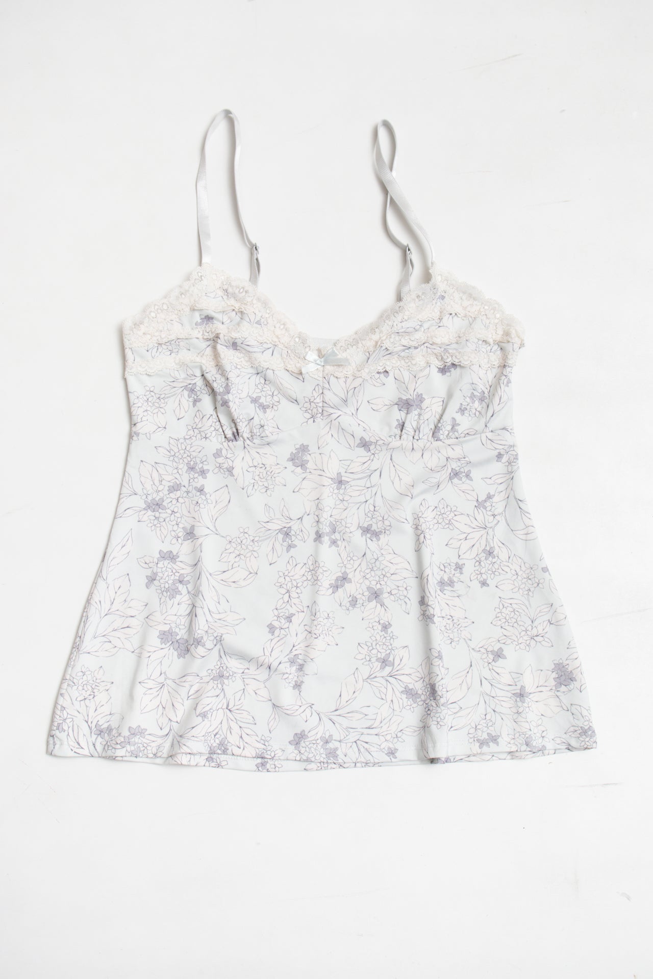 #22 Marilyn Monroe floral lace trim cami | c. 165 | size 8