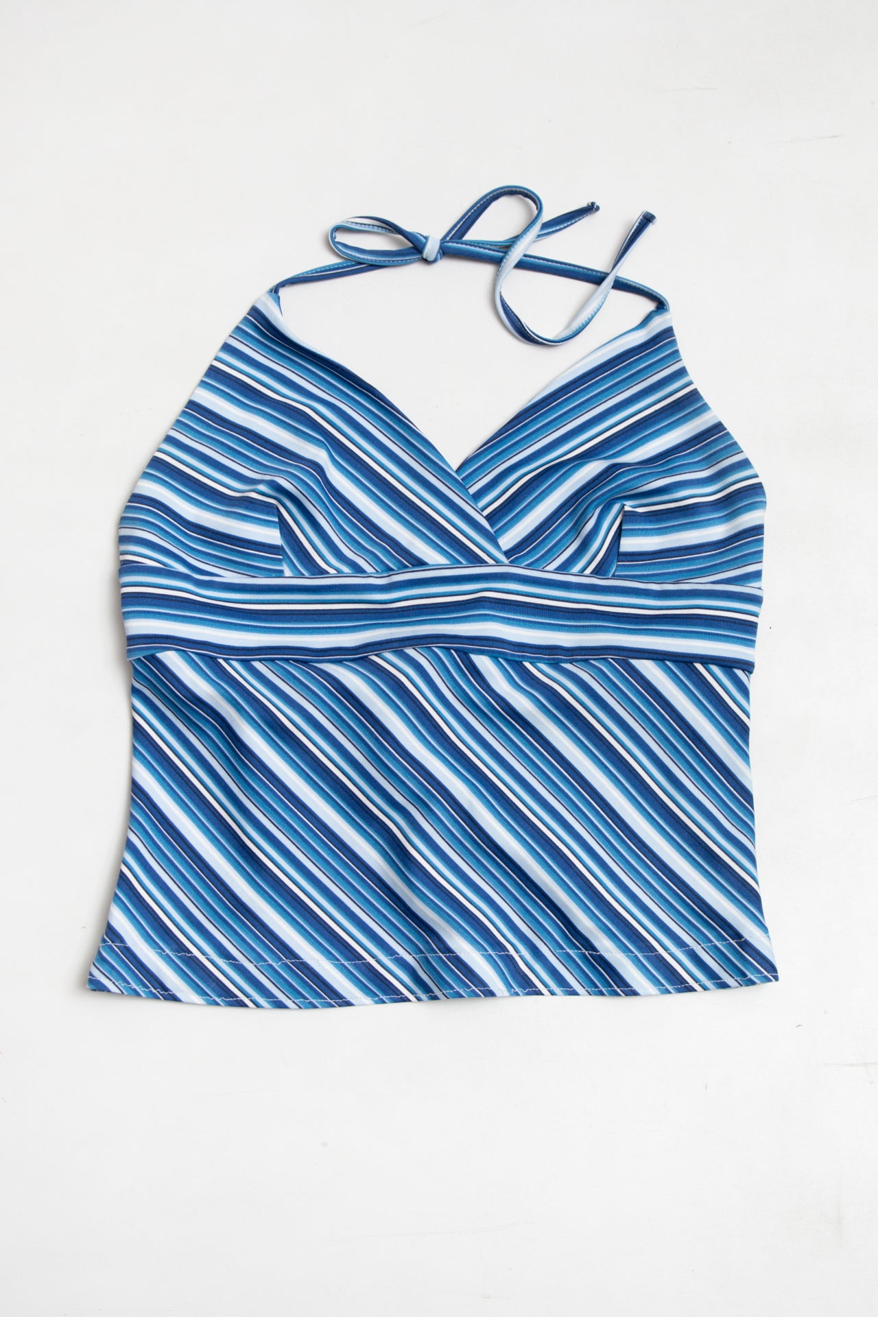 #26 Pimkie striped blue halter top | c. 165 | size 10