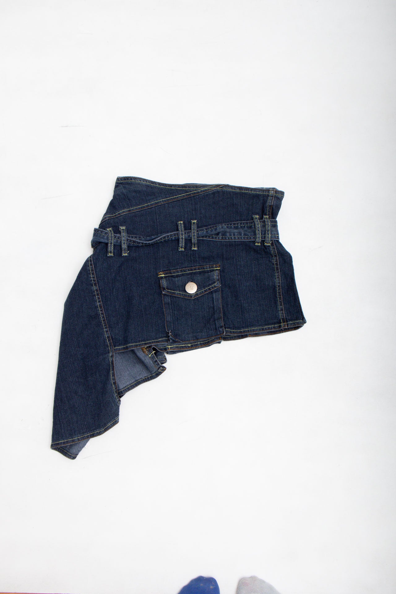 #49 Cappurriro Assymetrical Denim Skirt | Collection 140 | Size 4/6