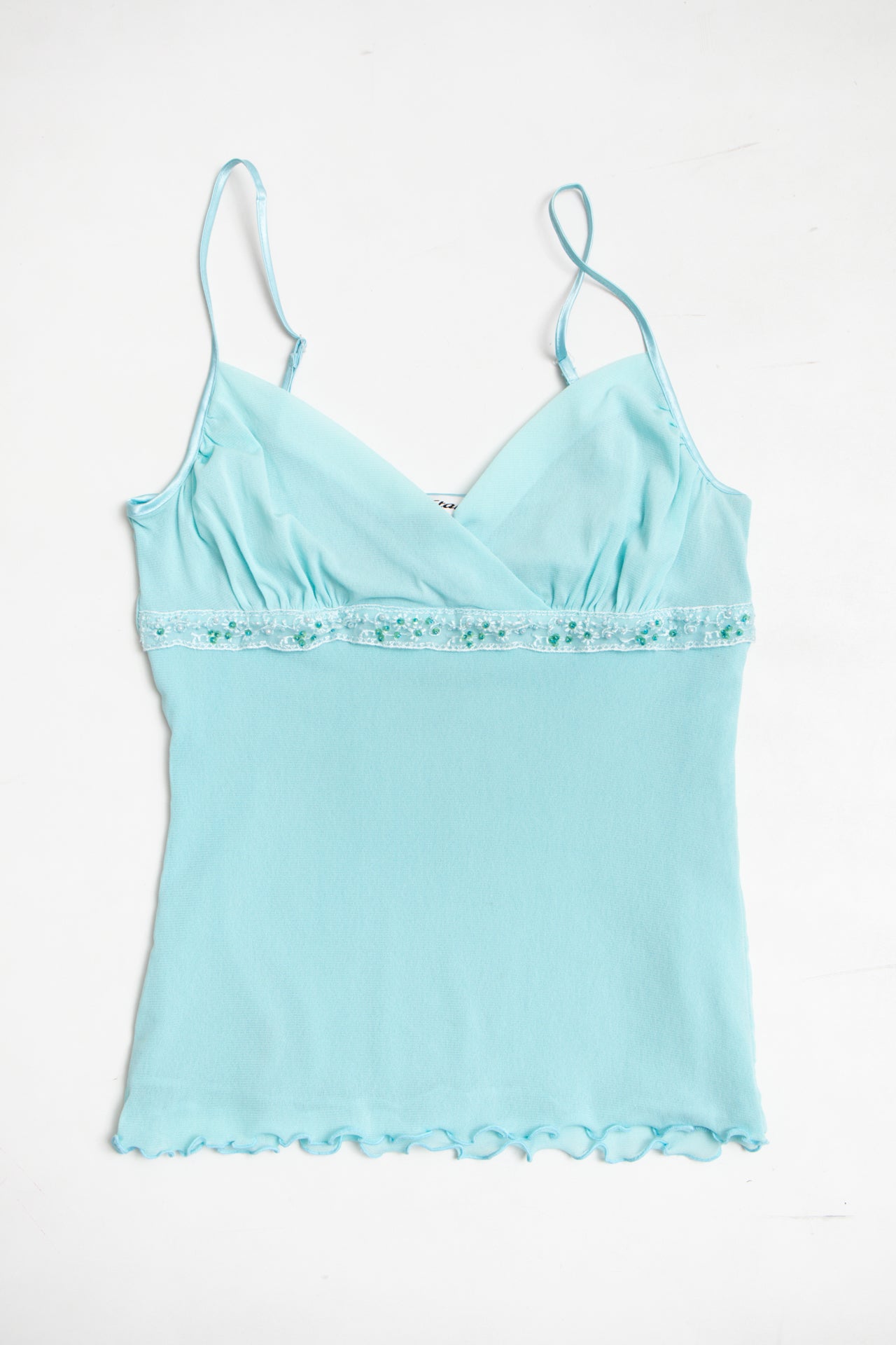 #27 Etam beaded baby blue cami | c. 165 | size 10/12