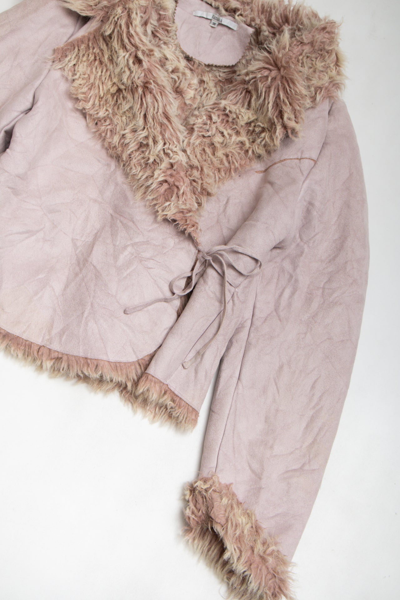 #228 washed pink winter jacket | c. 156 | size 6/8