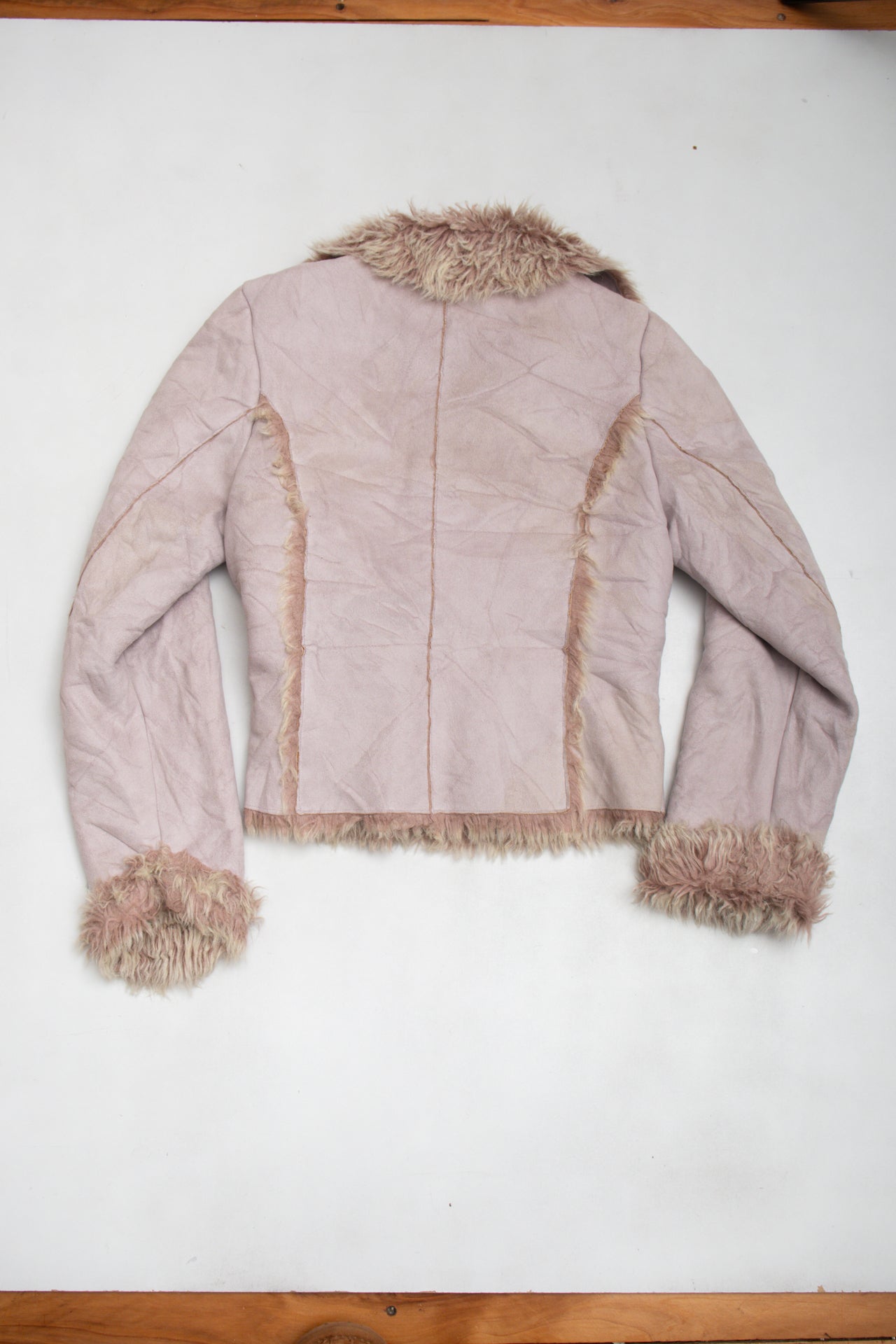 #228 washed pink winter jacket | c. 156 | size 6/8
