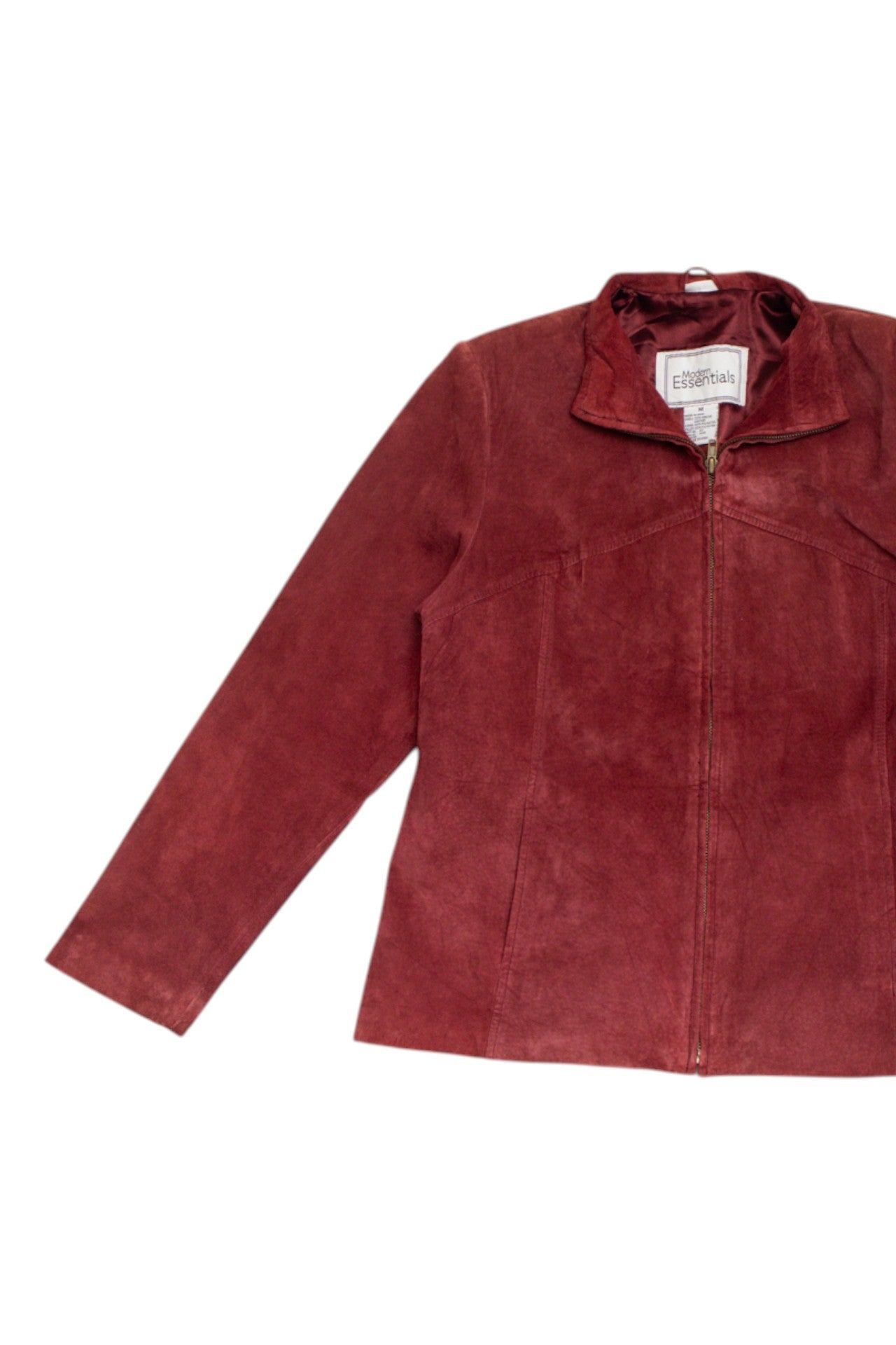 #240 Red Genuine Leather Jacket | c. 156 | size 10