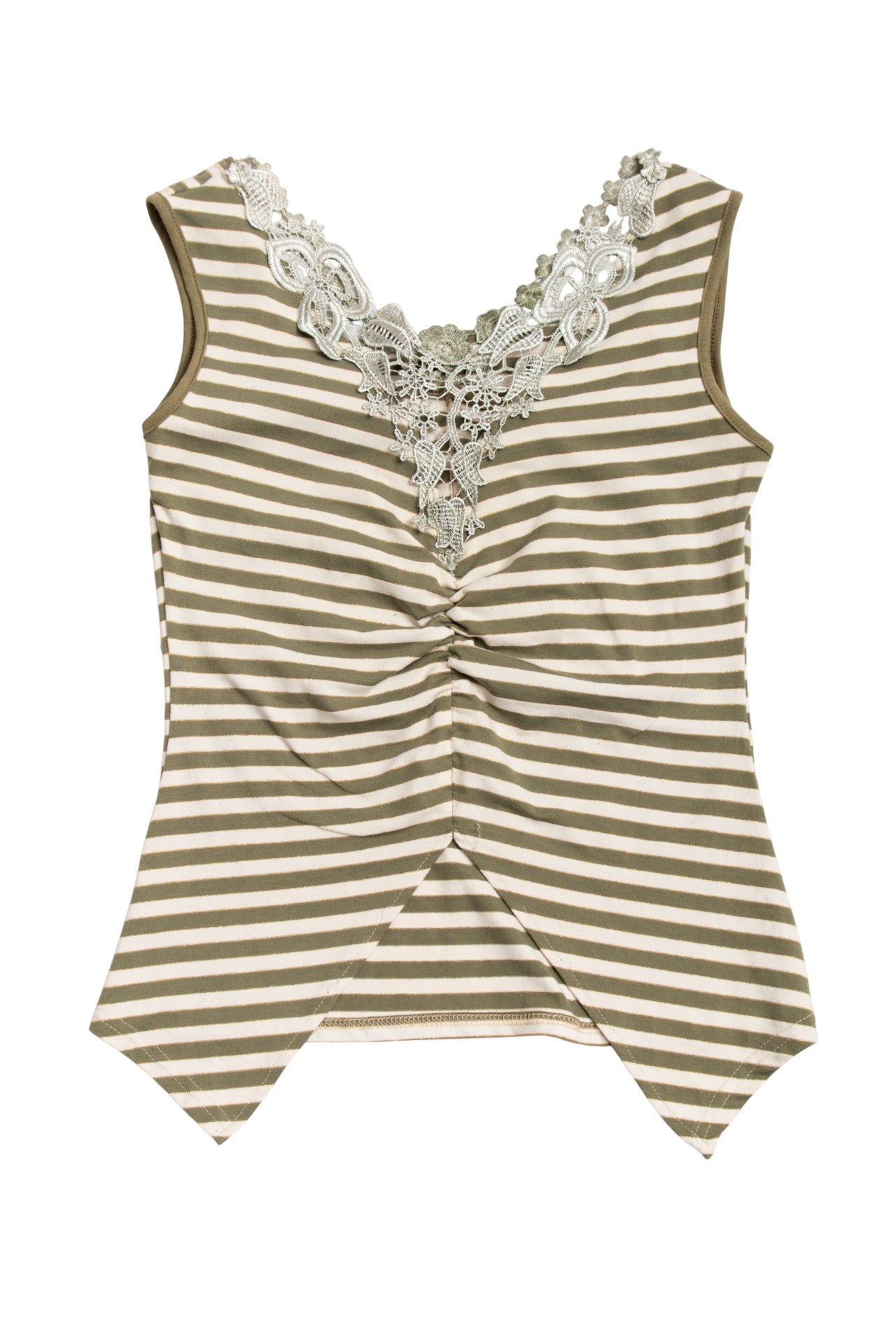 #39 NT Fashion cow-neck striped top | c. 165 | size 12/14