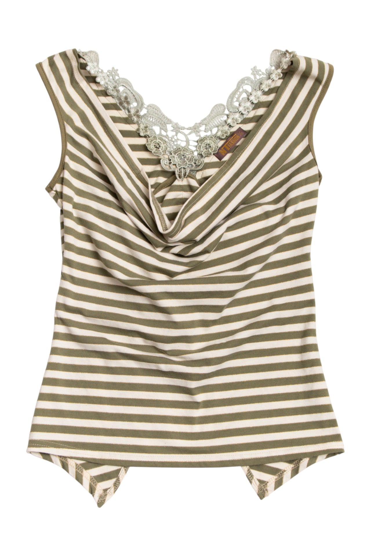 #39 NT Fashion cow-neck striped top | c. 165 | size 12/14