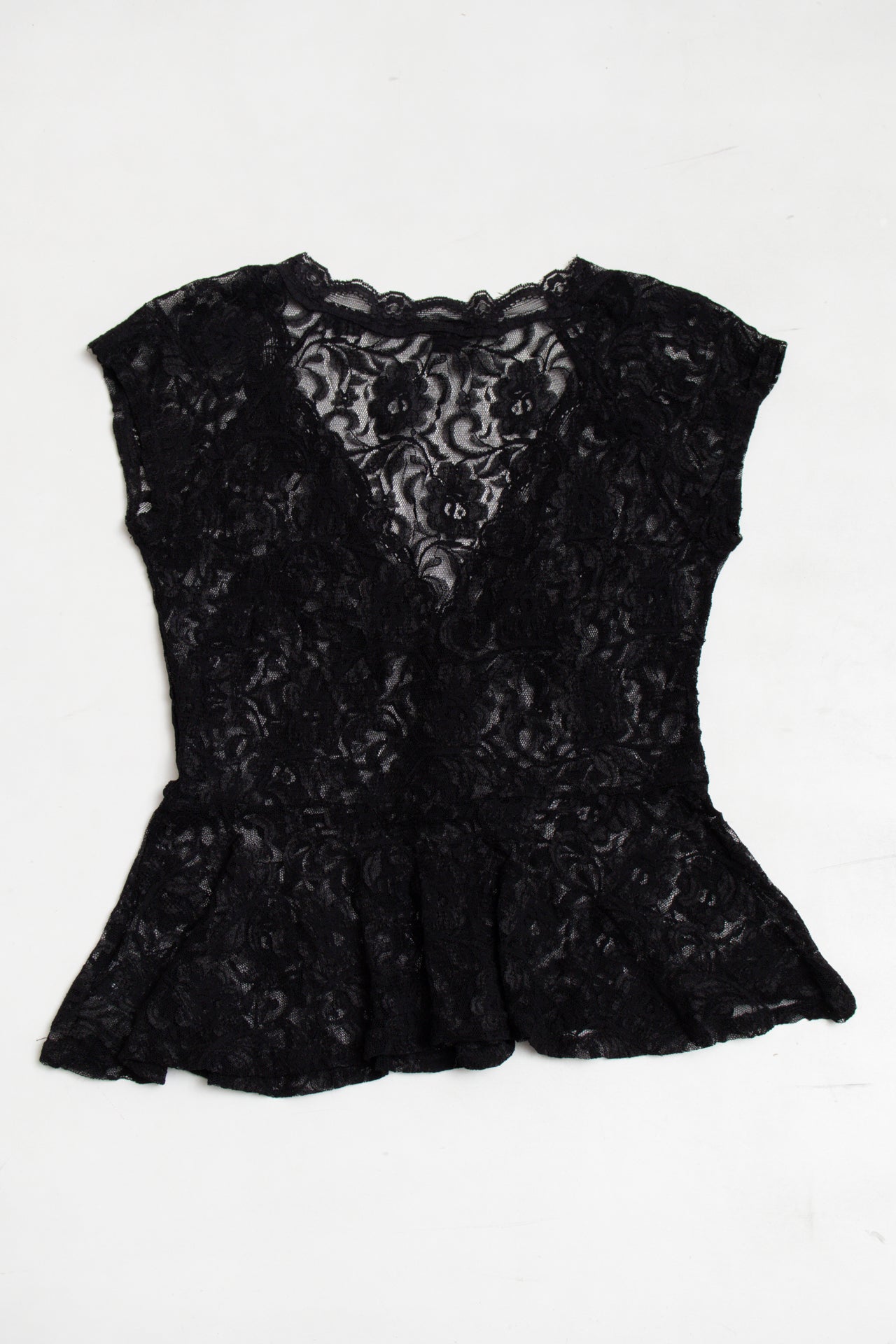 #42 Twenty One lace buttoned top | c. 165 | size 10