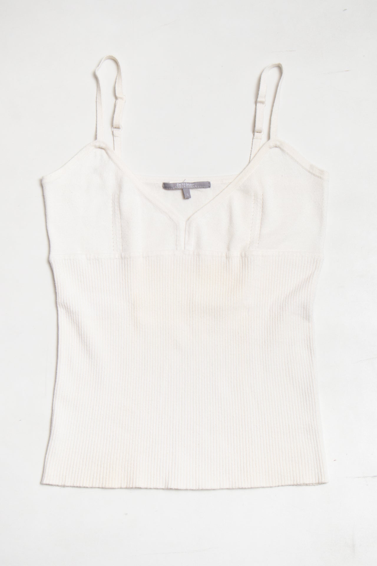 #45 In Wear Essentials white cotton cami | c. 165 | size 8