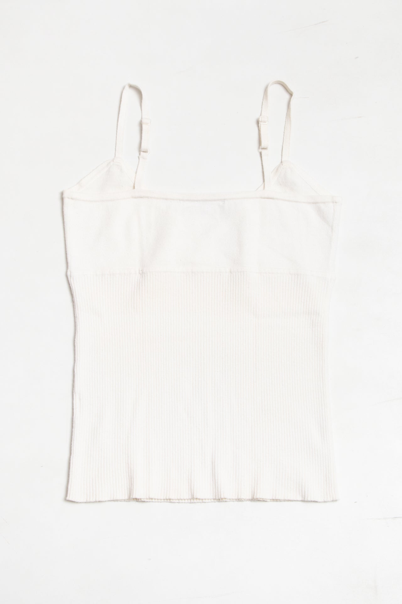 #45 In Wear Essentials white cotton cami | c. 165 | size 8
