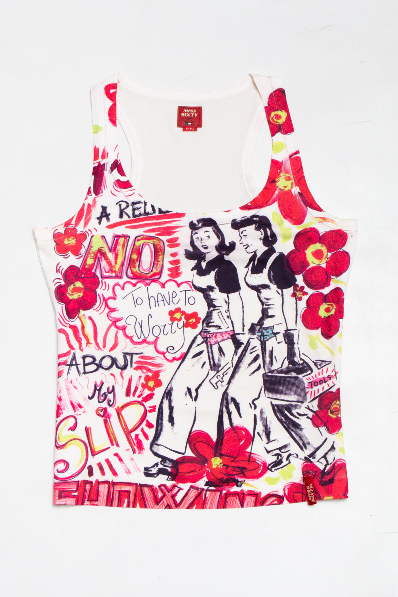 #51 Italian Miss Sixty tank | c. 165 | size 8