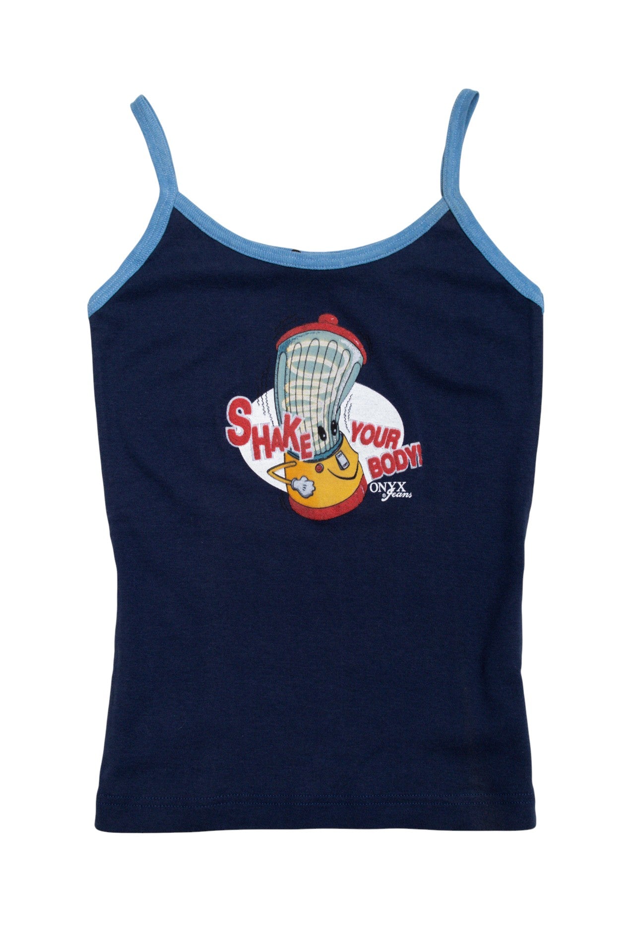 #54 Onyx 'Shake Your Body' cotton cami | c. 165 | size 8