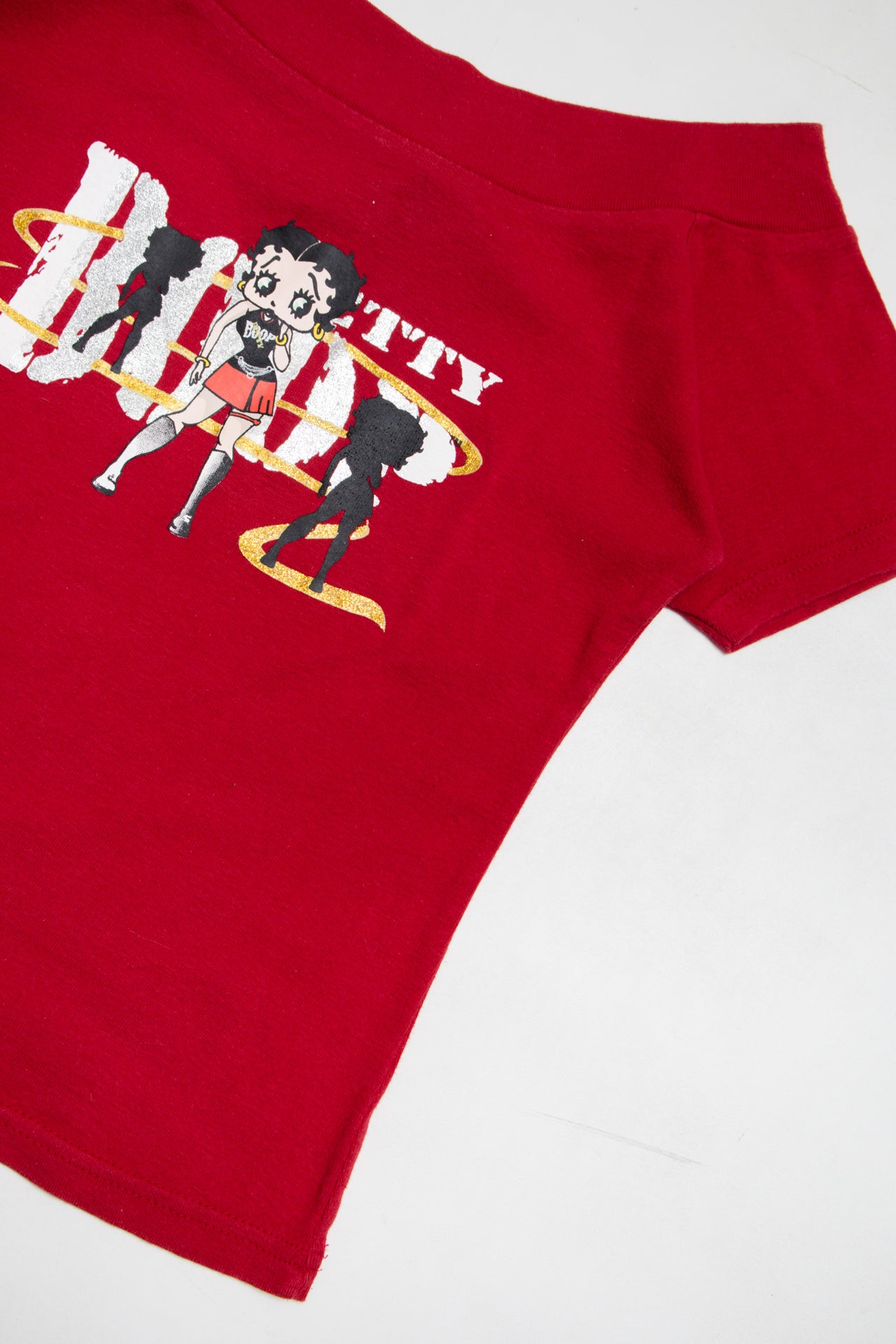 #58 Betty Boop cotton bad girl cow-neck tee | c. 165 | size 8