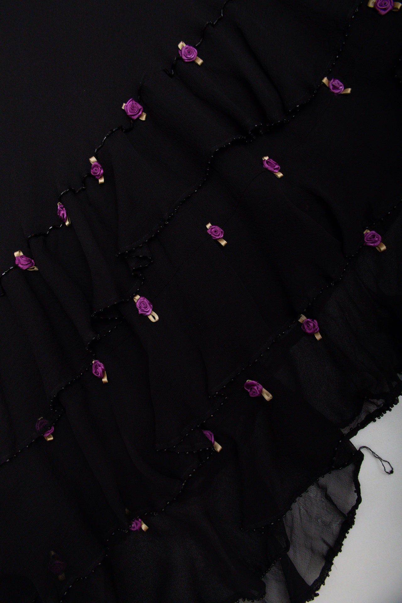 #73 ICE Silky Black Maxi | Collection 140 | Size 14