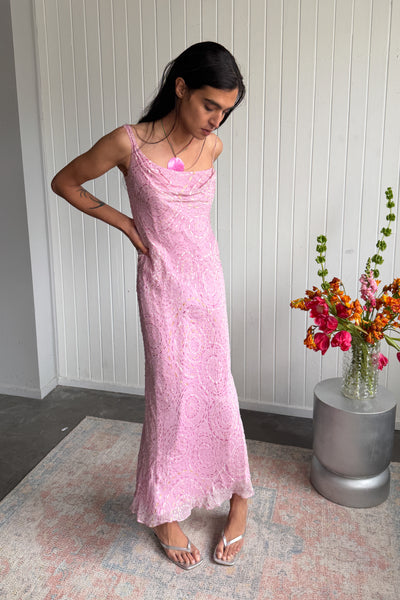 #168 Gilar Evening Gown Pink | c. 208 | Size 10