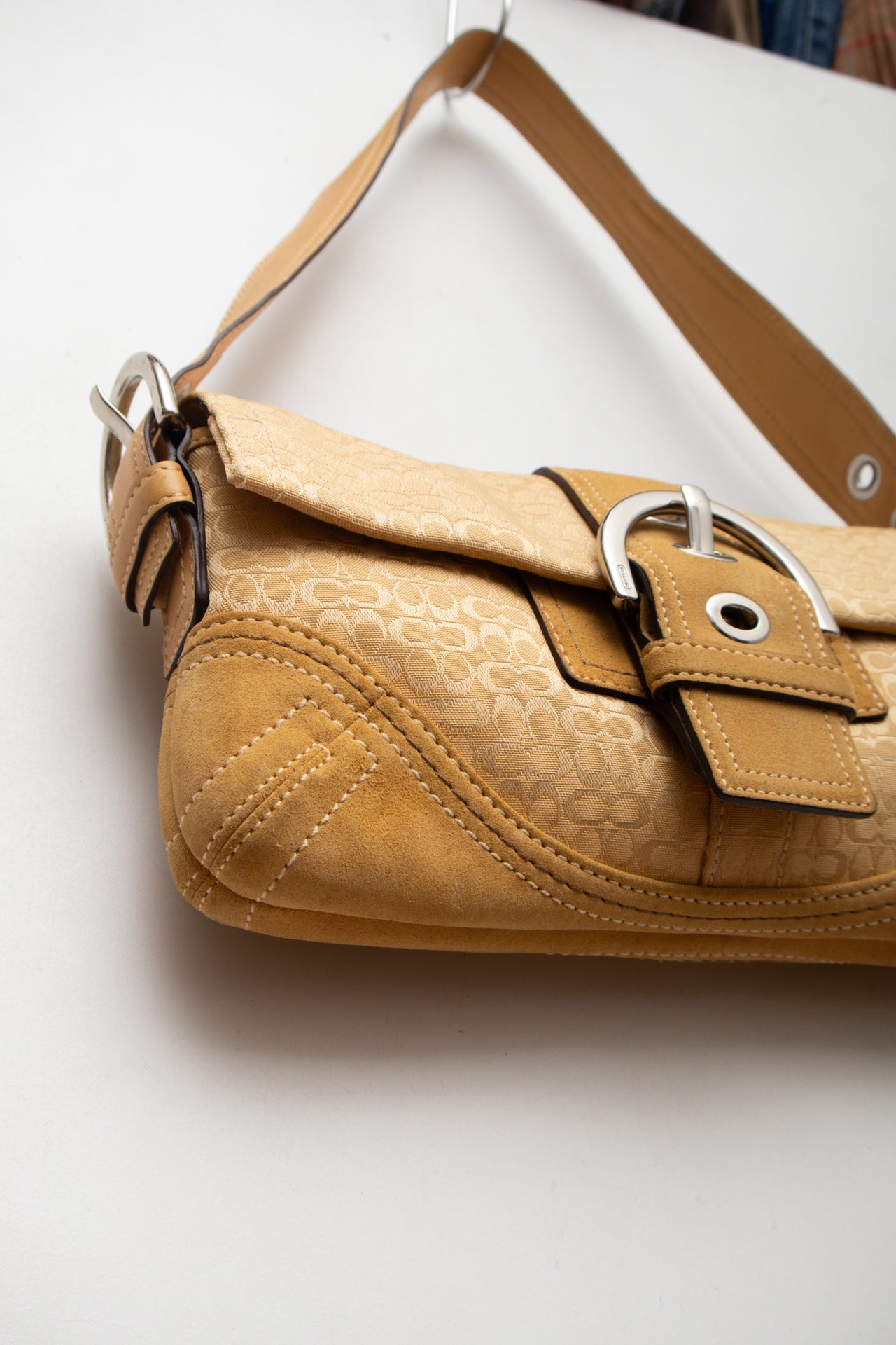 #272 Coach *custard soho bag | c. 156