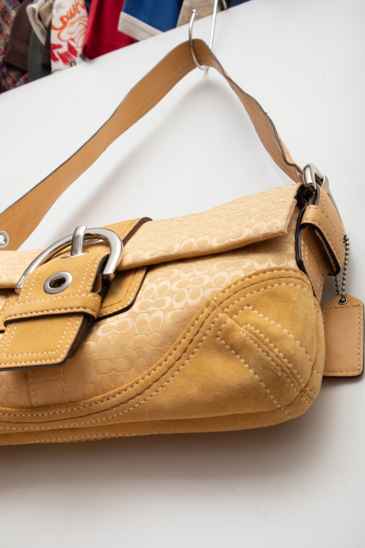 #272 Coach *custard soho bag | c. 156