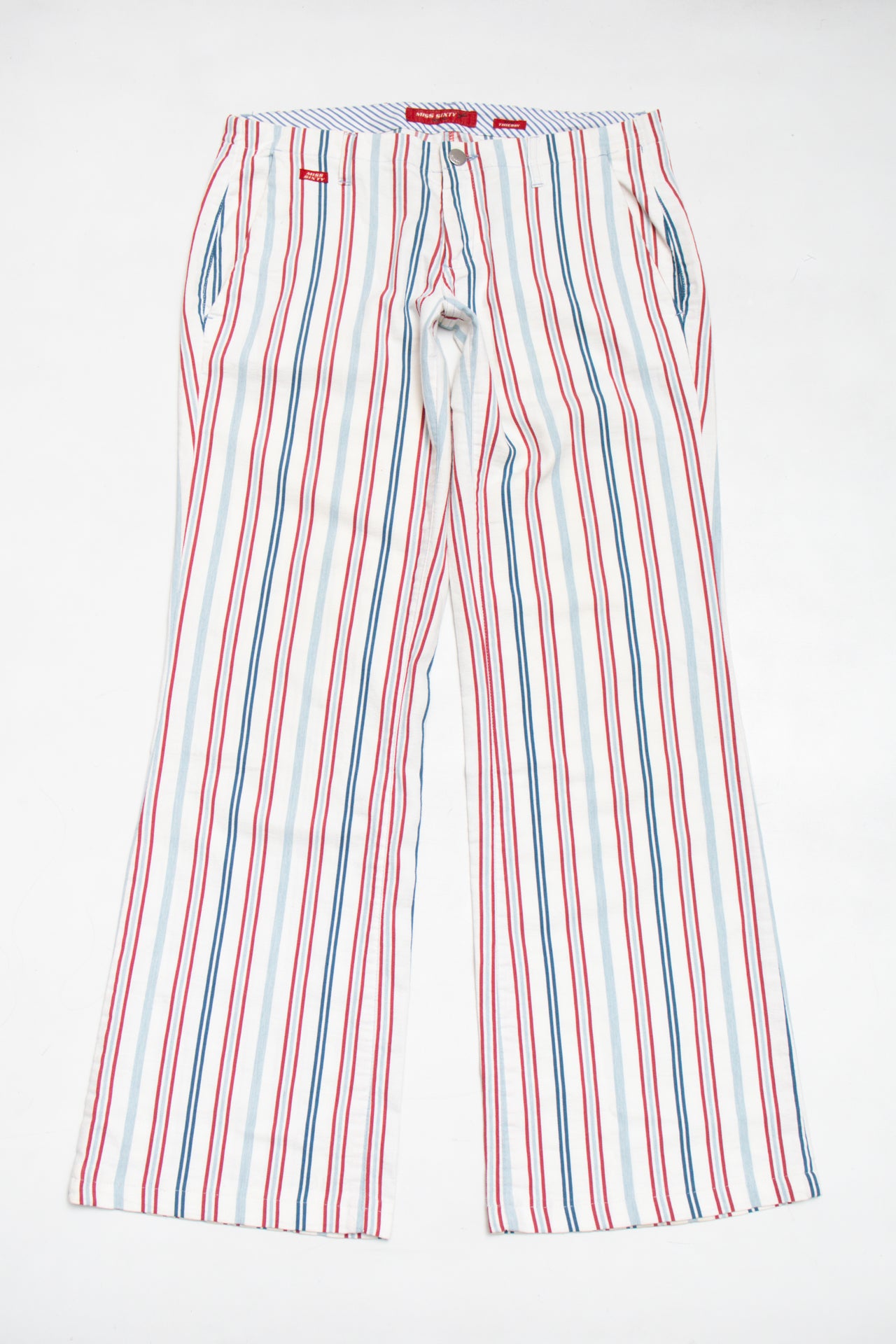 #87 Miss Sixty striped cotton pants | c. 165 | size 8