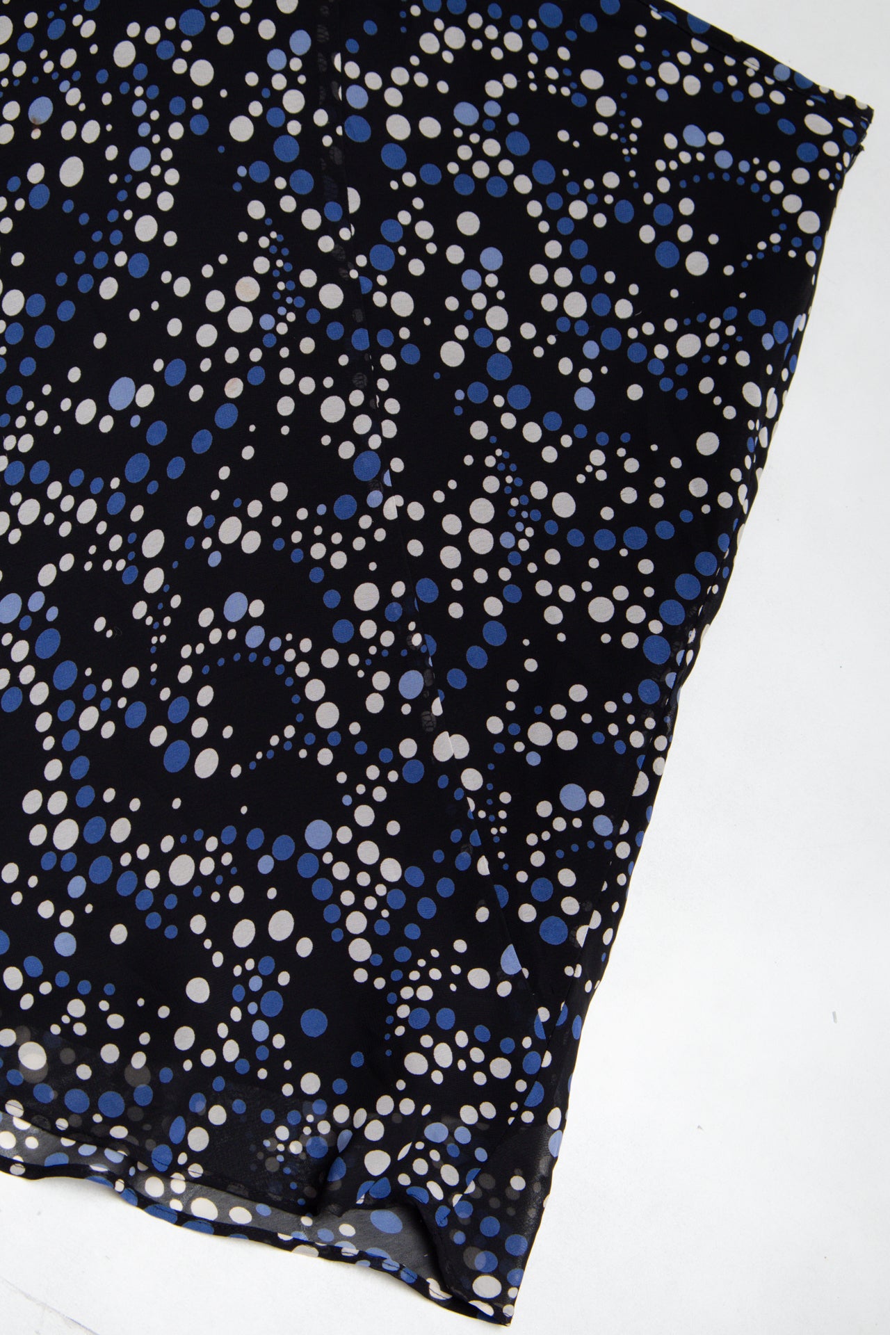 #90 Annex asymmetrical polka dot skirt | c. 165 | size 8