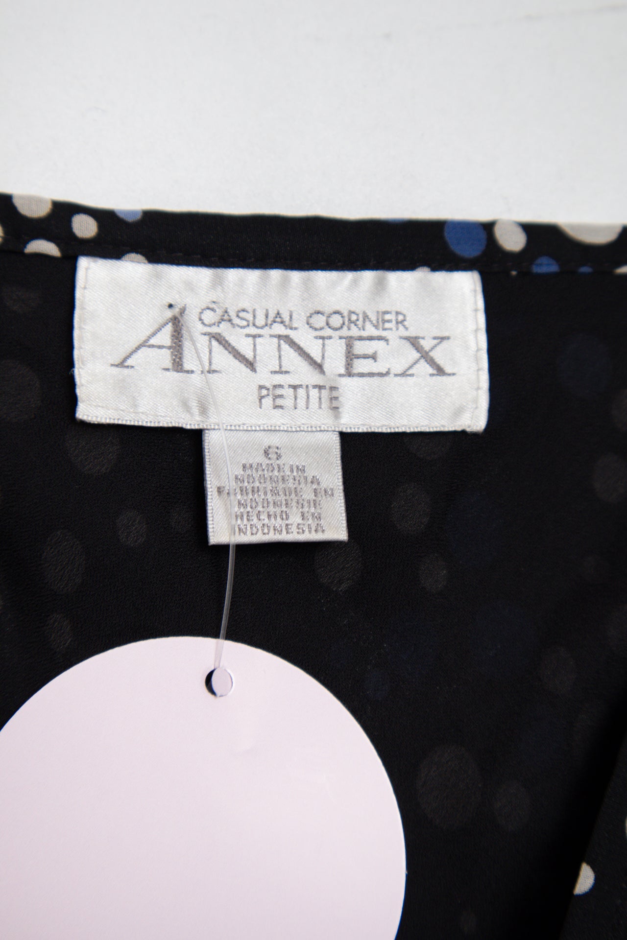 #90 Annex asymmetrical polka dot skirt | c. 165 | size 8