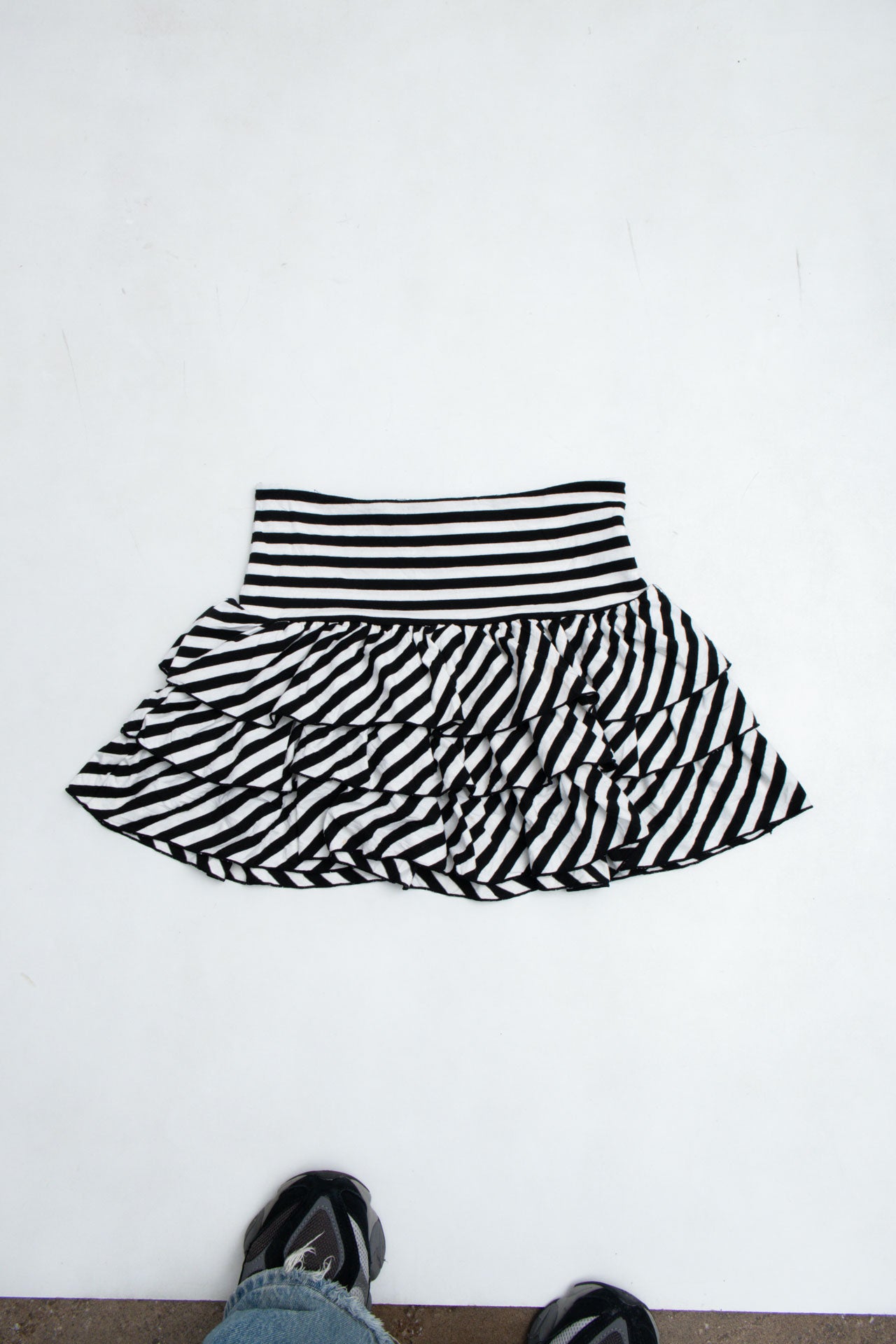 #45 Stripped Ruffle Mini | It's Britney Bitch | Size 8