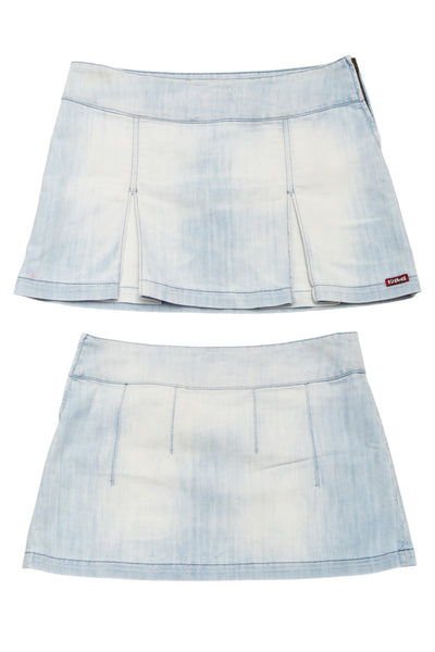 #151 Killah Mini Skirt Light Wash Blue | c. 174 | Size 10