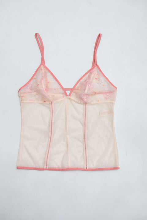 #54 AmStyle Mesh Cami | Love Island | Size 6/8