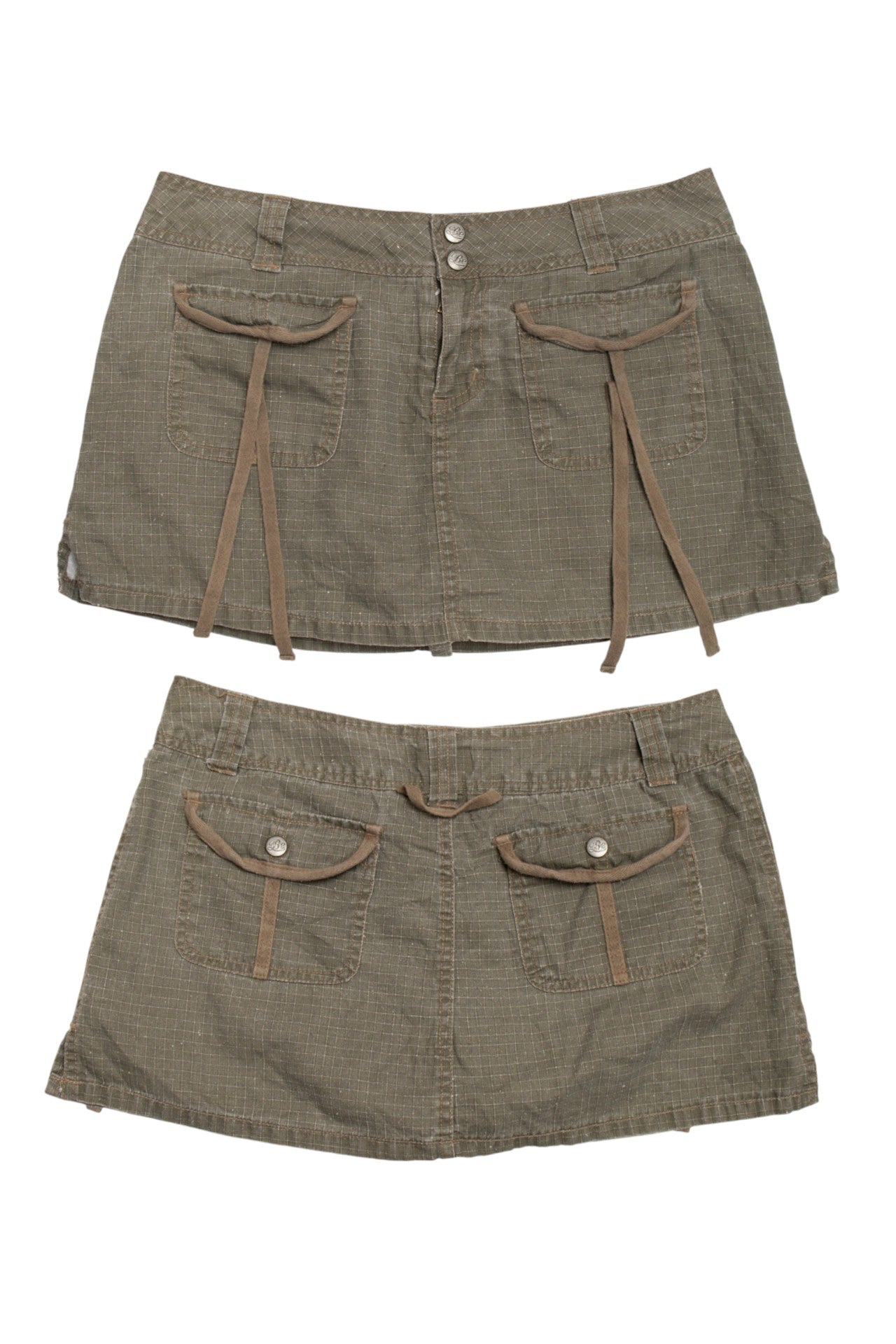 #105 Bop Bop khaki mini skort | c. 165 | size 6/8