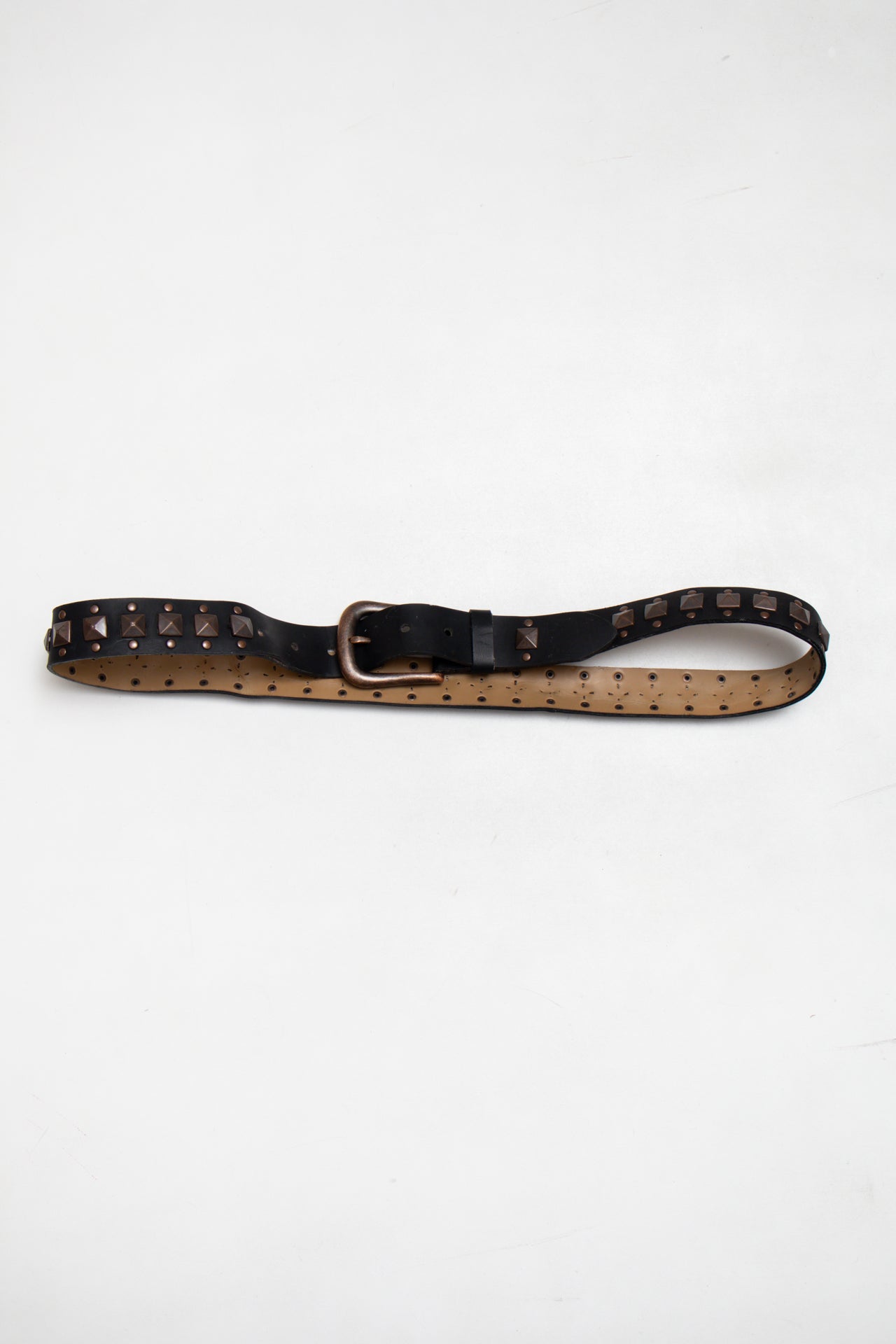 #115 Studded faux leather belt | c. 165