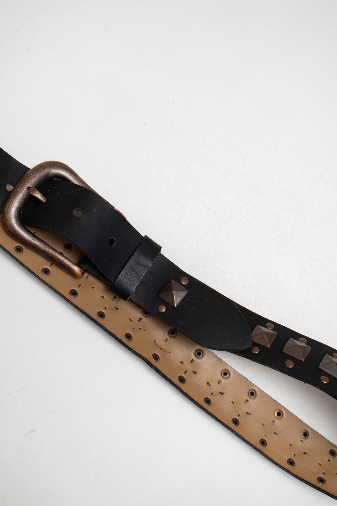 #115 Studded faux leather belt | c. 165