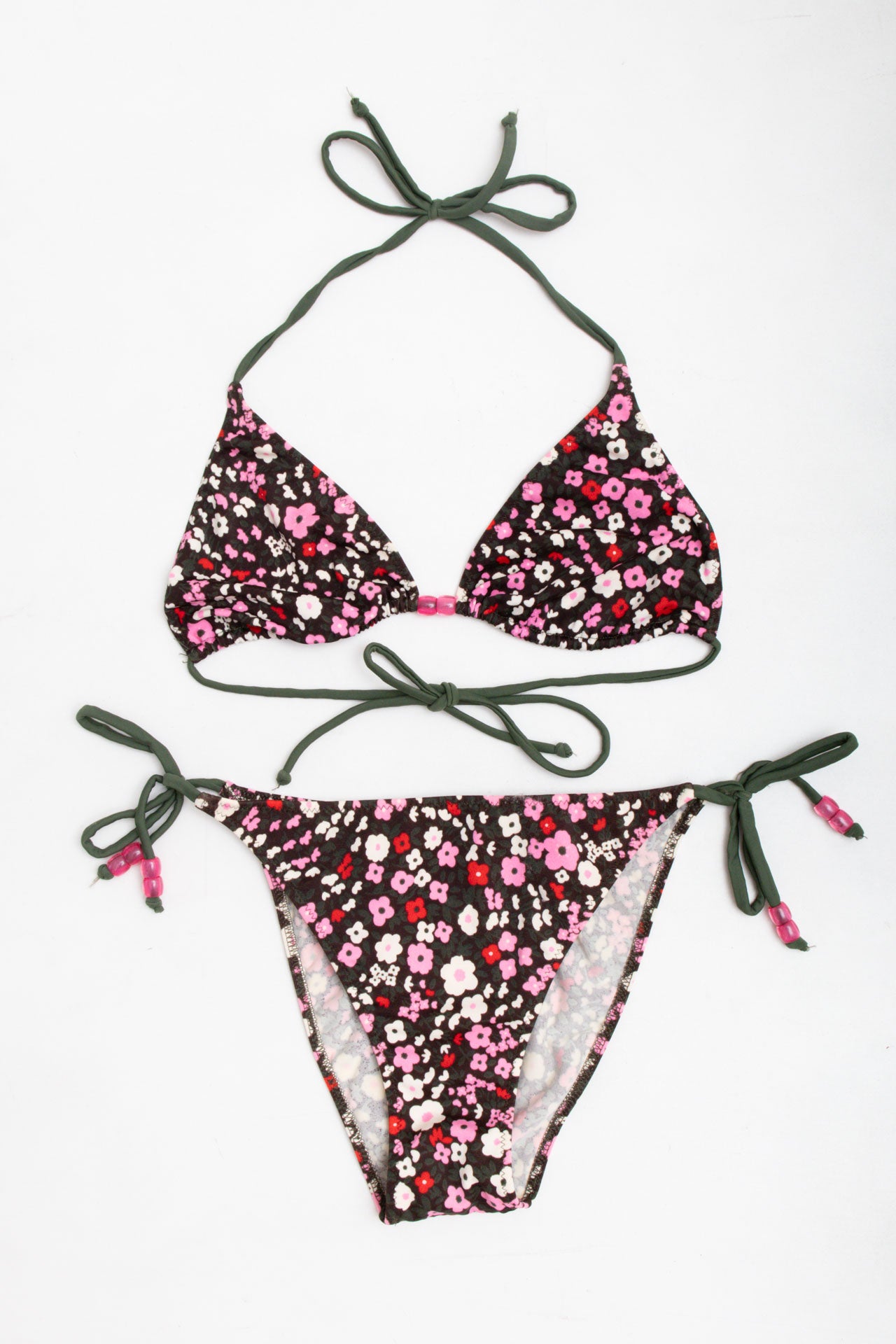 #08 Cobey Brown Floral Bikini Set | Collection 141 | Size 6