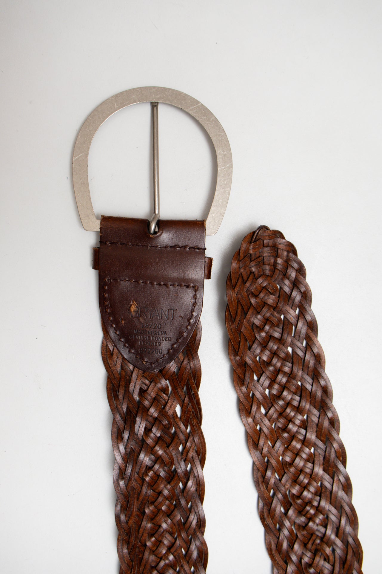 #118 braided brown belt | c. 165