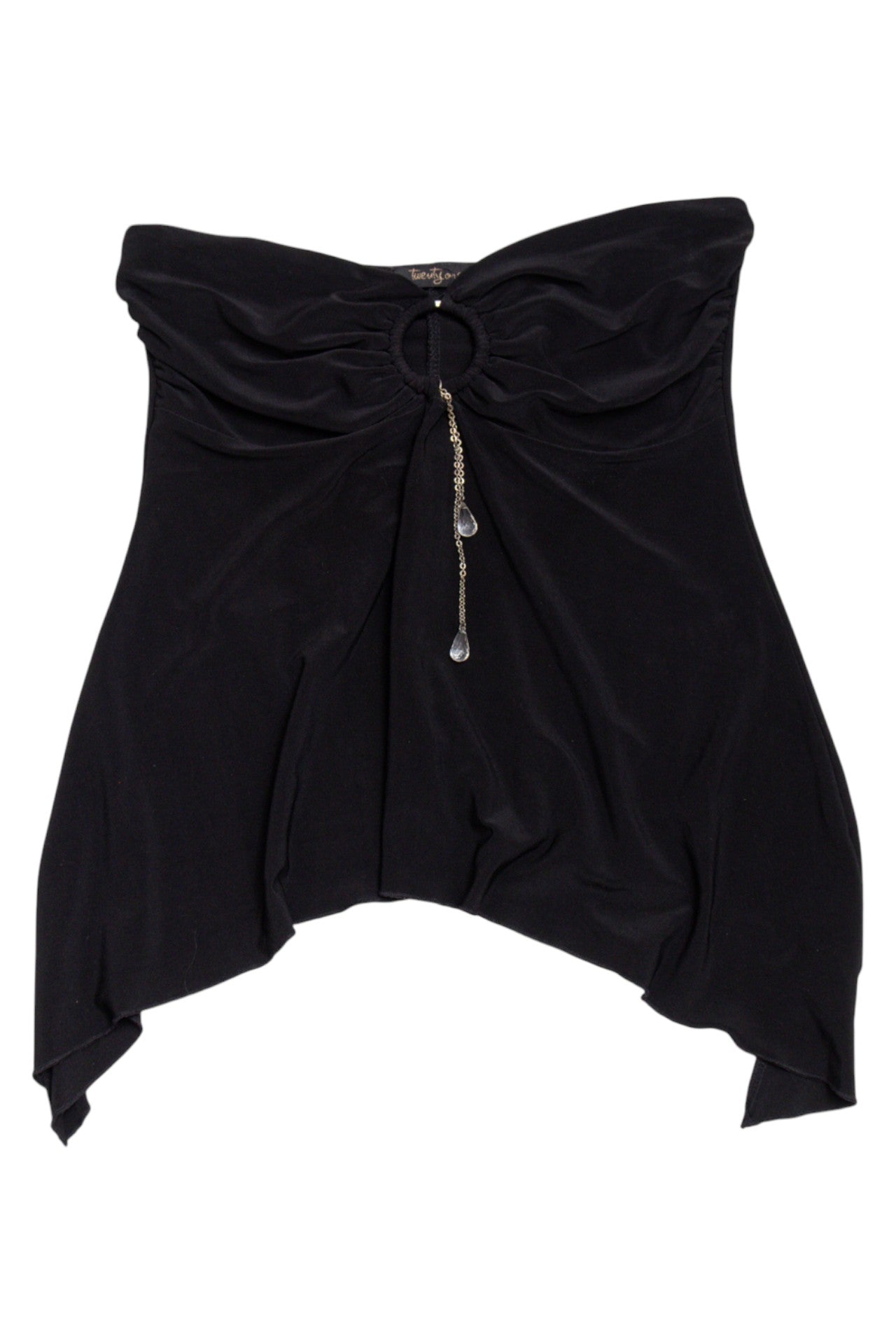 #119 Twenty One droplet beaded strapless top | c. 165 | size 6/8