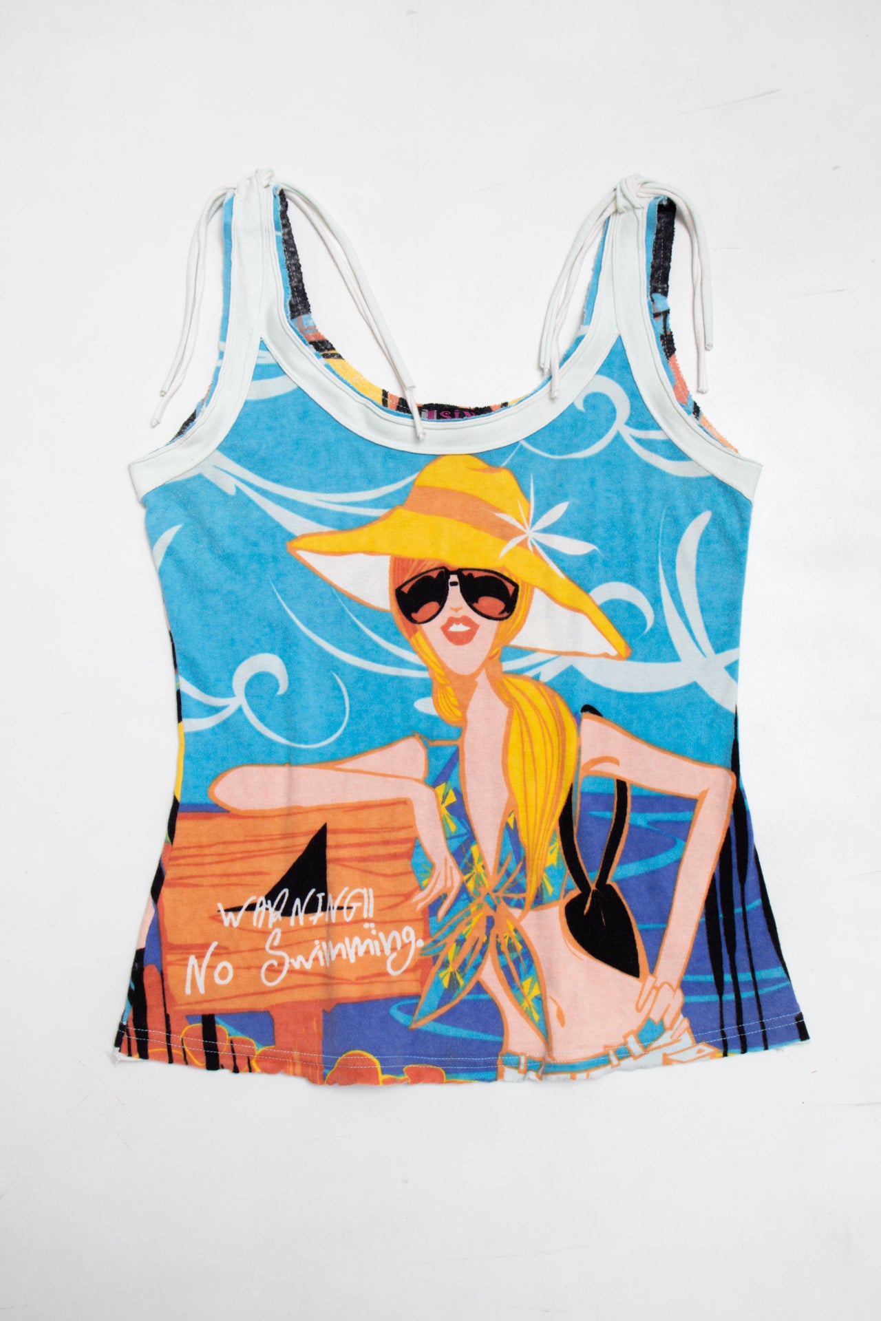 #120 Sin Closet cotton graphic tank | c. 165 | size 10