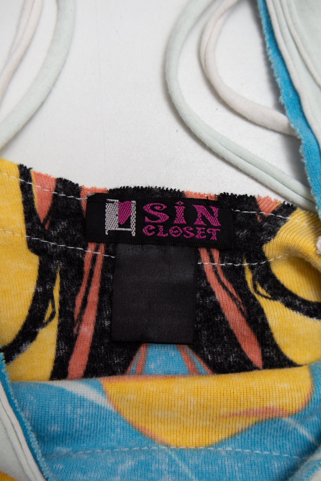 #120 Sin Closet cotton graphic tank | c. 165 | size 10
