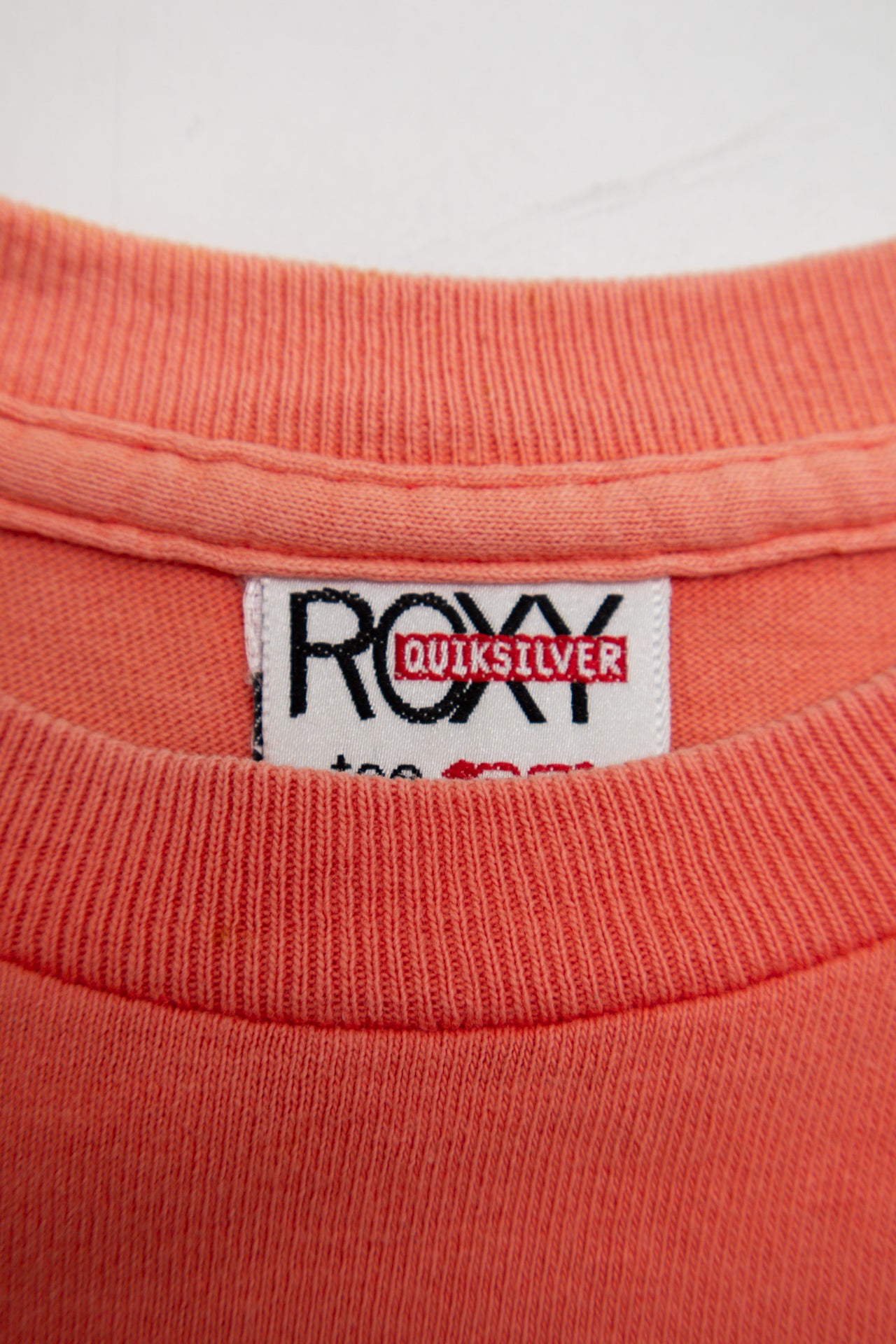 #121 Roxy flower coral cotton tee | c. 165 | size 10