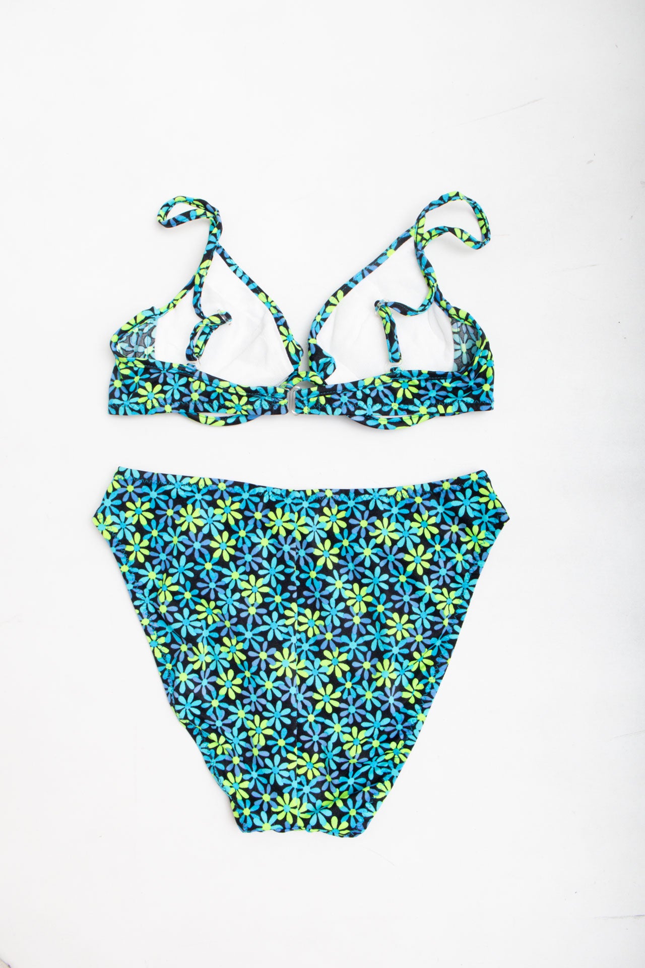 #04 USA California Waves Floral Bikini Set | Collection 141 | Size 8