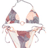 #179 Etam Bikini Set Multicolor (peach, Burgundy, Light Blue, White) | c. 174 | Size 12