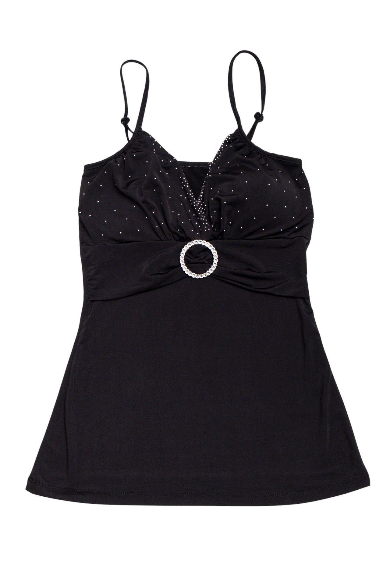 #137 ring detail sparkly cami | c. 165 | size 8