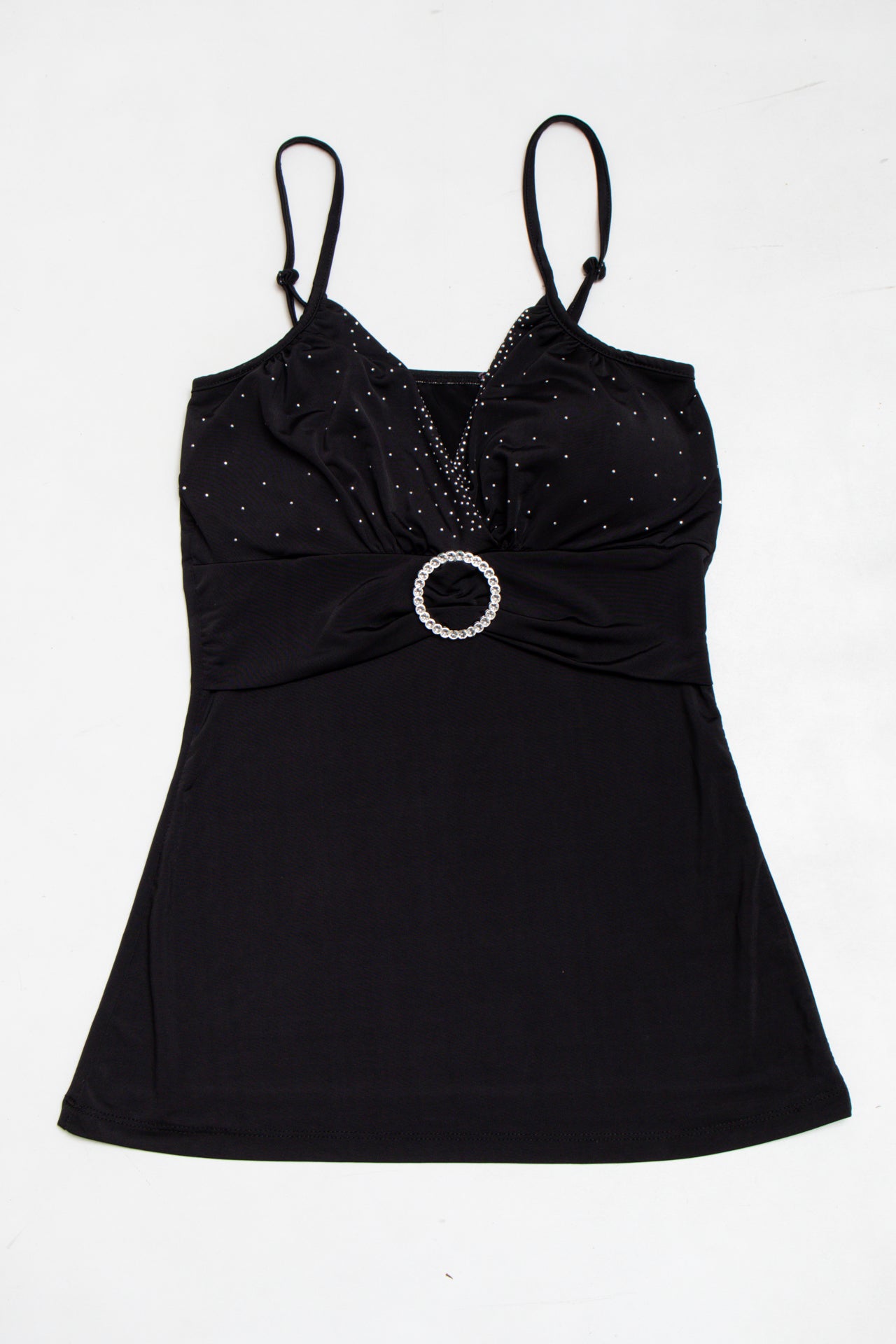 #137 ring detail sparkly cami | c. 165 | size 8