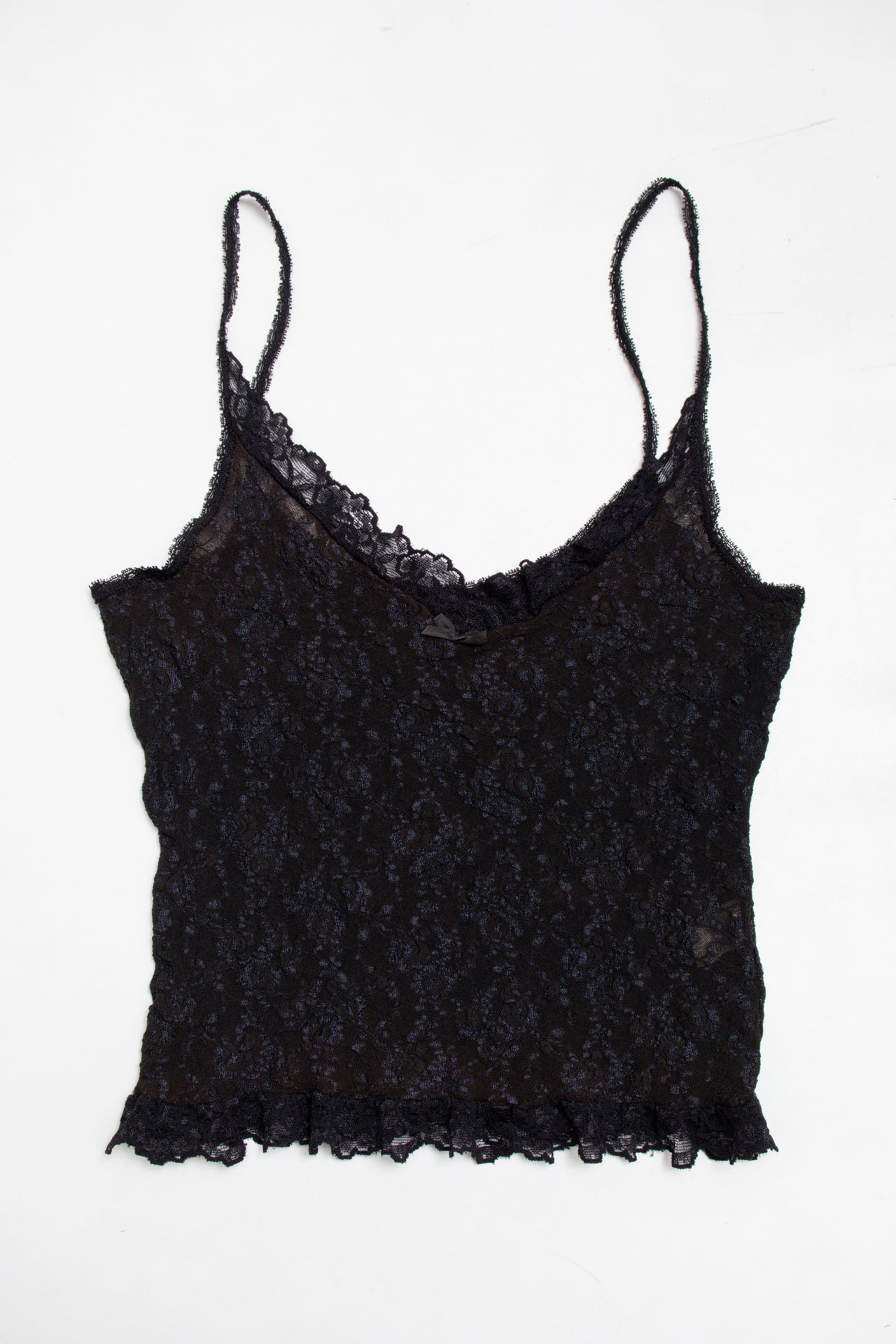 #139 black lace cami | c. 165 | size 8