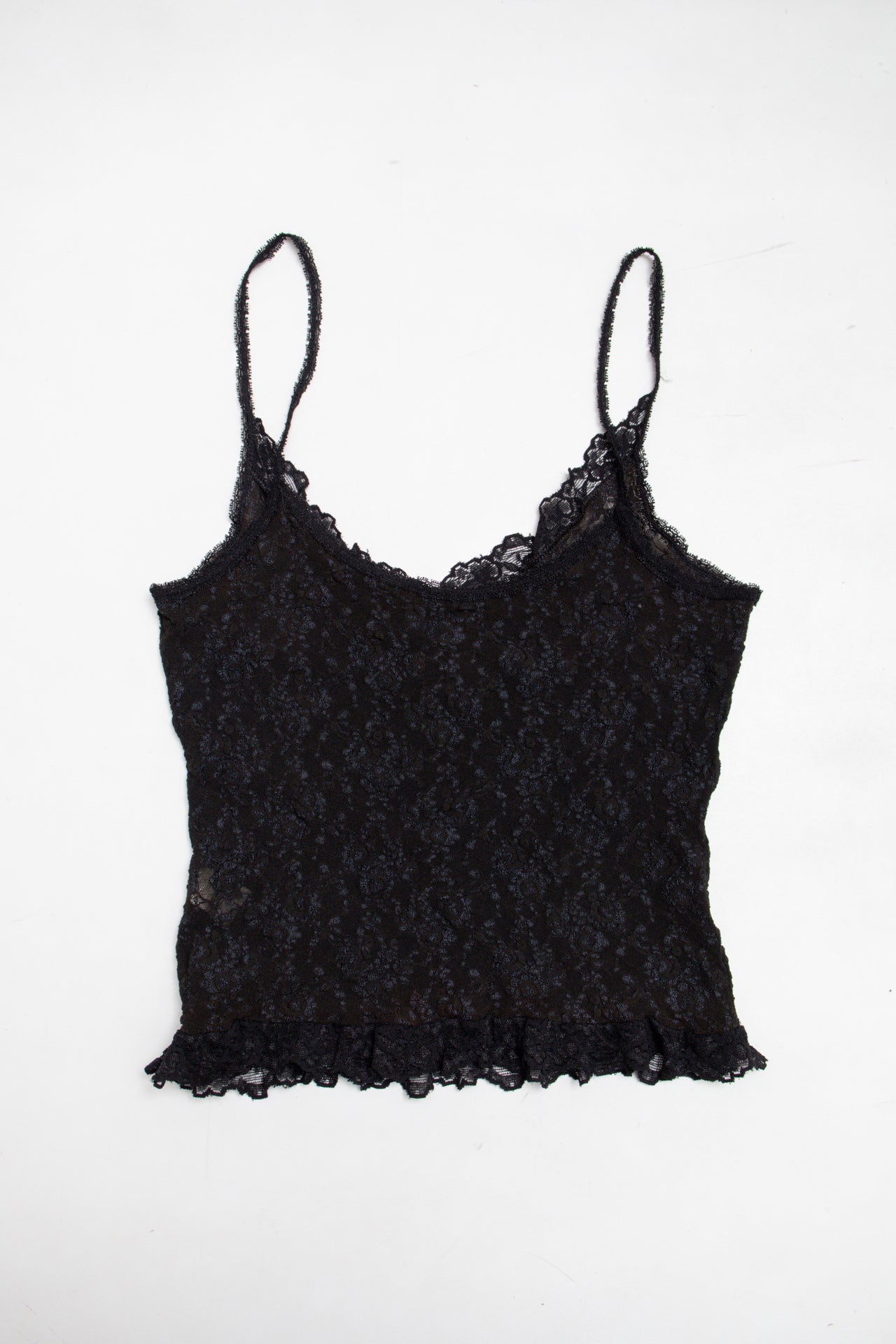 #139 black lace cami | c. 165 | size 8
