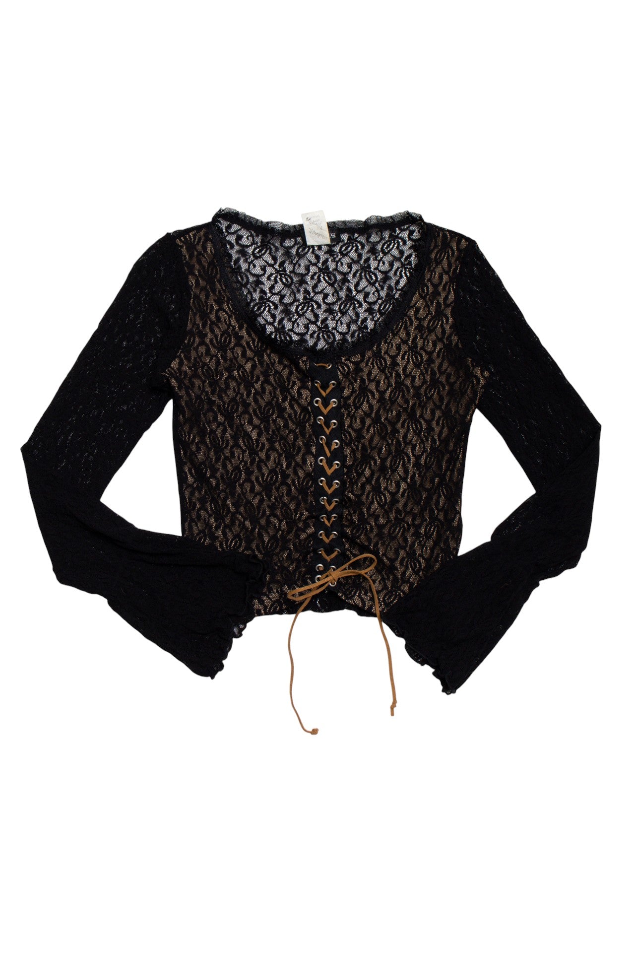 #149 USA made Shades lace long sleeve | c. 165 | size 10